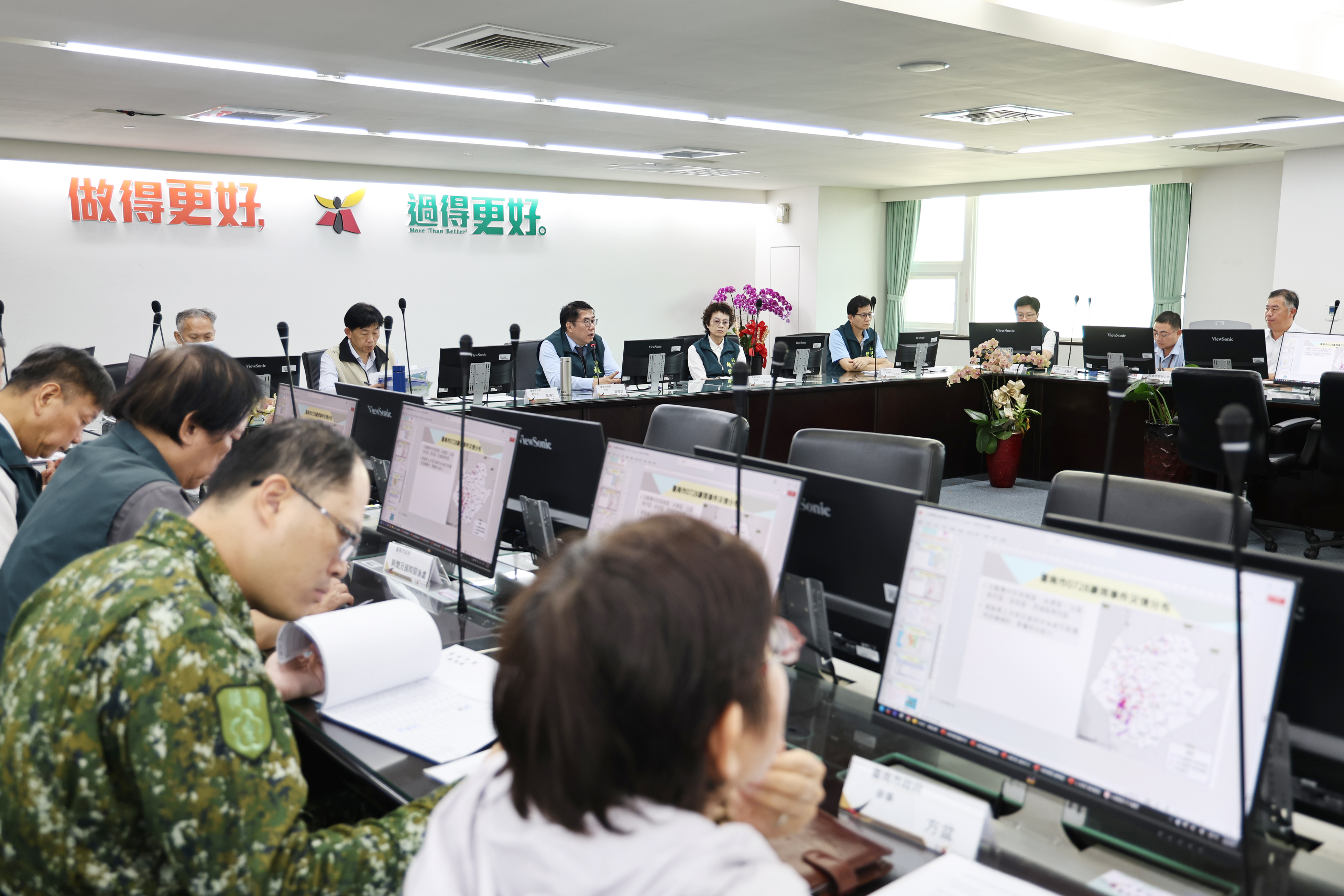 颱風楊柳逼近　黃偉哲召開防颱整備會議嚴陣以待、及早因應防範