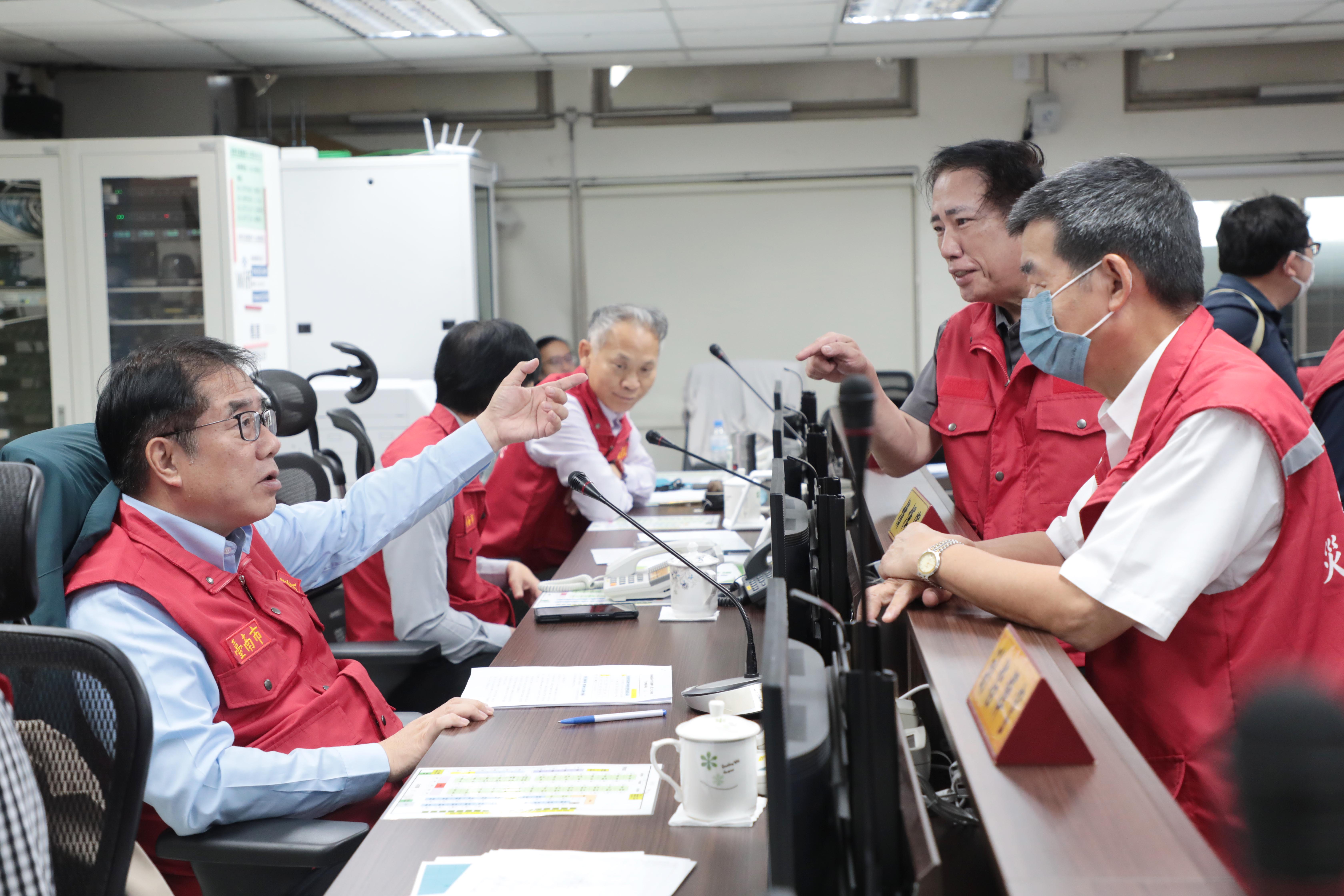 中颱楊柳登陸 黃偉哲：防颱不鬆懈　市府超前部署守護市民安全