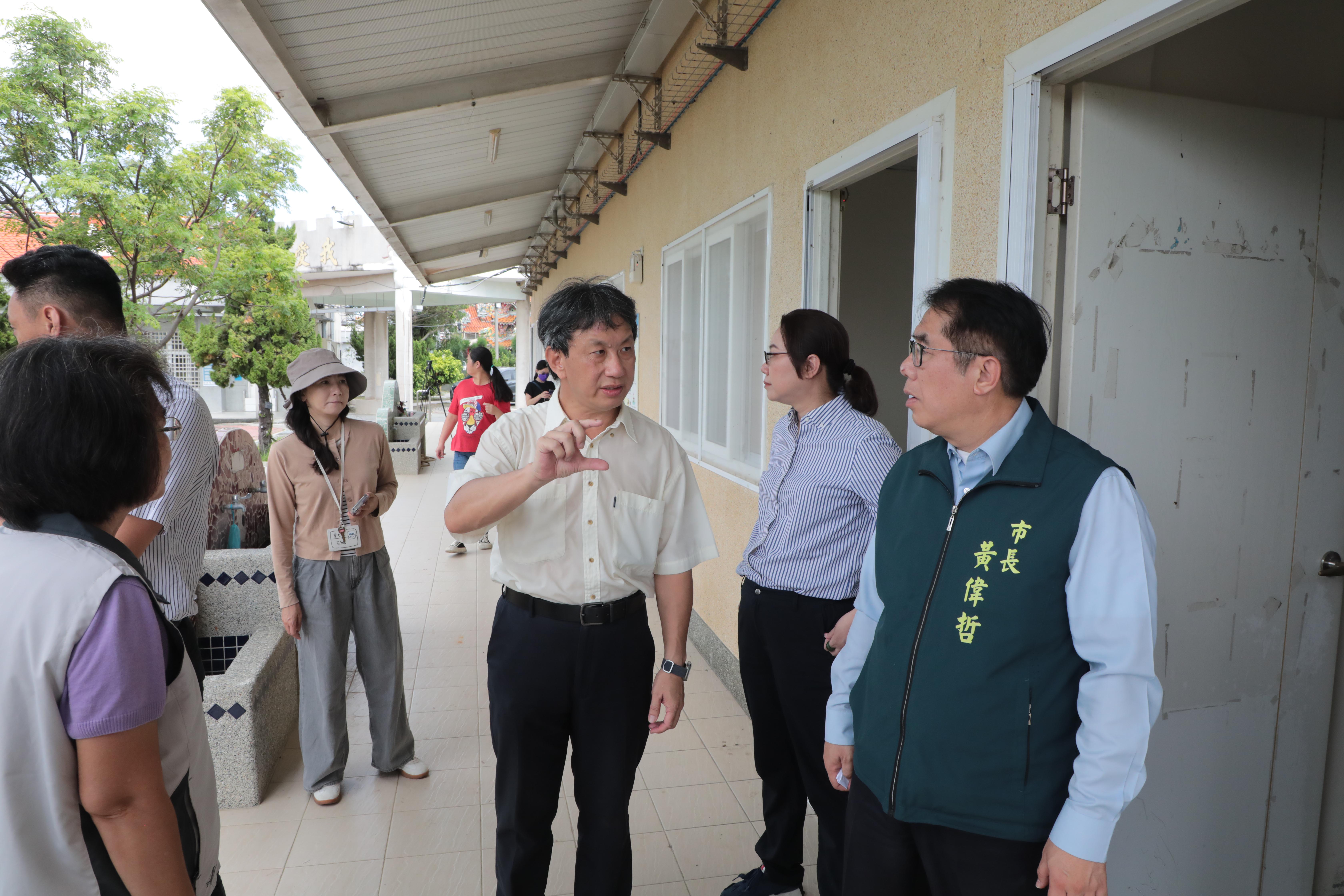 北門玉湖及蚵寮雙春校區化身臨時安置所 黃偉哲盼社區資源活化再利用