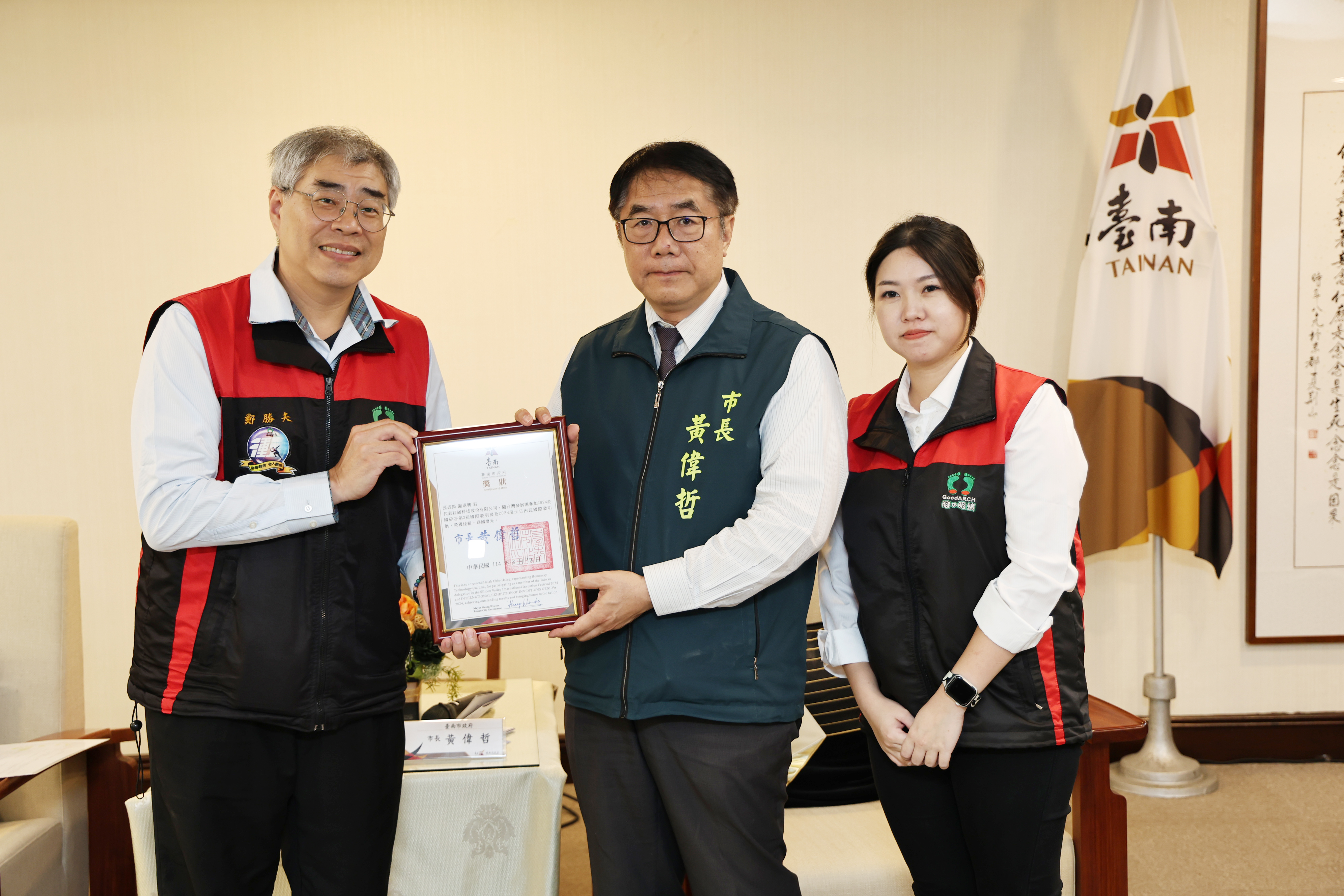 台南代表國際發明展奪6金4銀1銅 黃偉哲肯定台南研發實力被世界看見