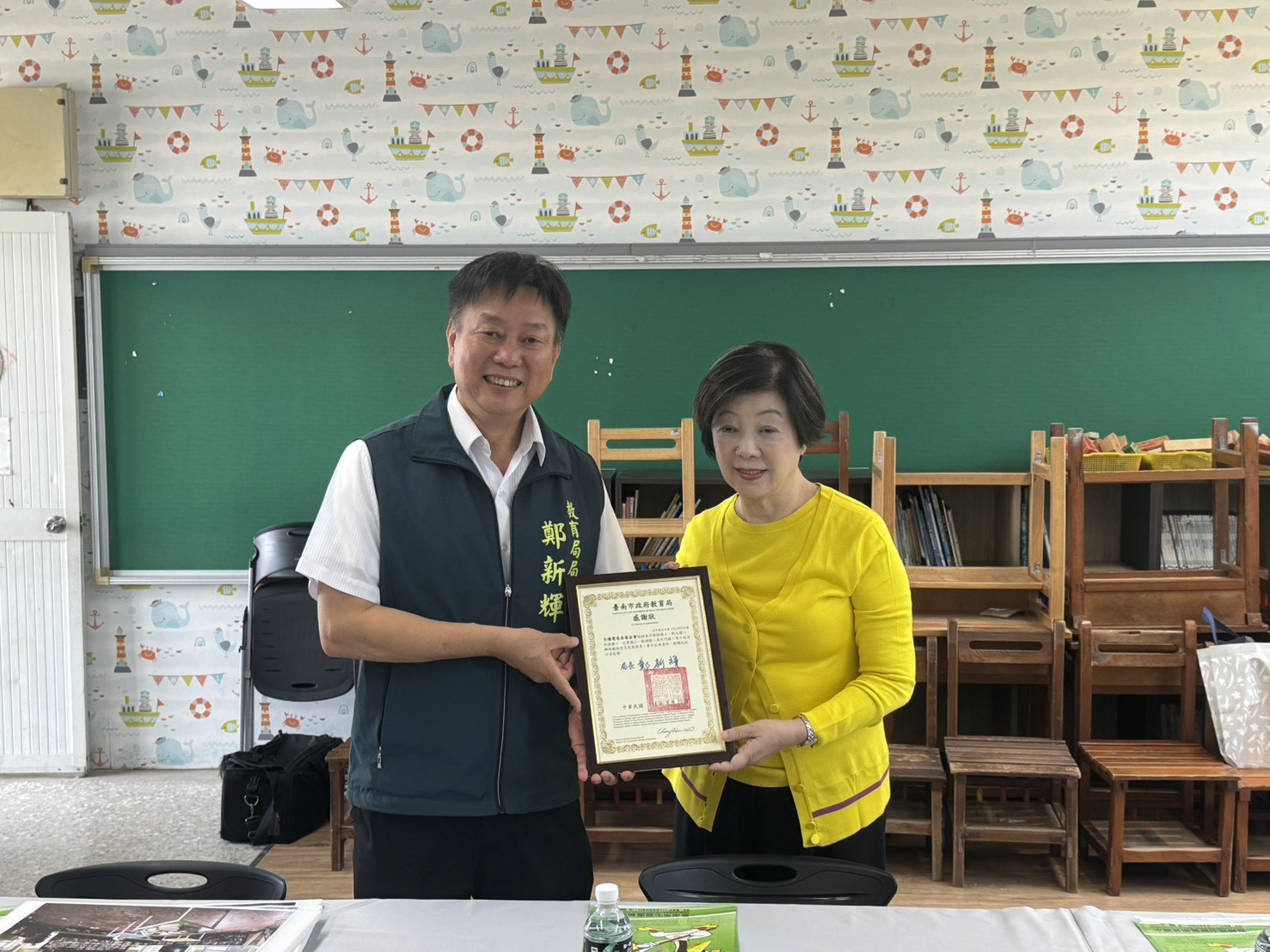 校園重建路上有你真好！臺南市致謝台積電慈善基金會守護偏鄉教育