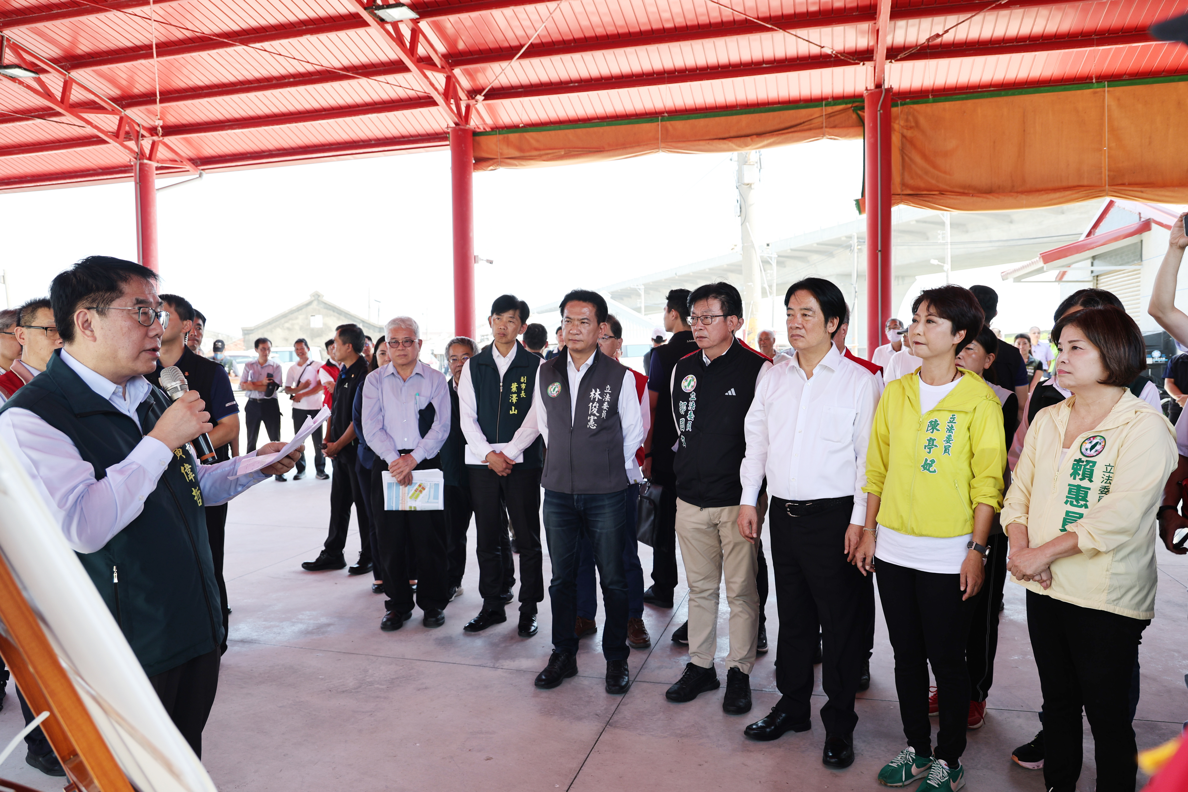 賴總統赴七股視察災後復原 肯定台南市府團隊努力盼汲取經驗建立機制