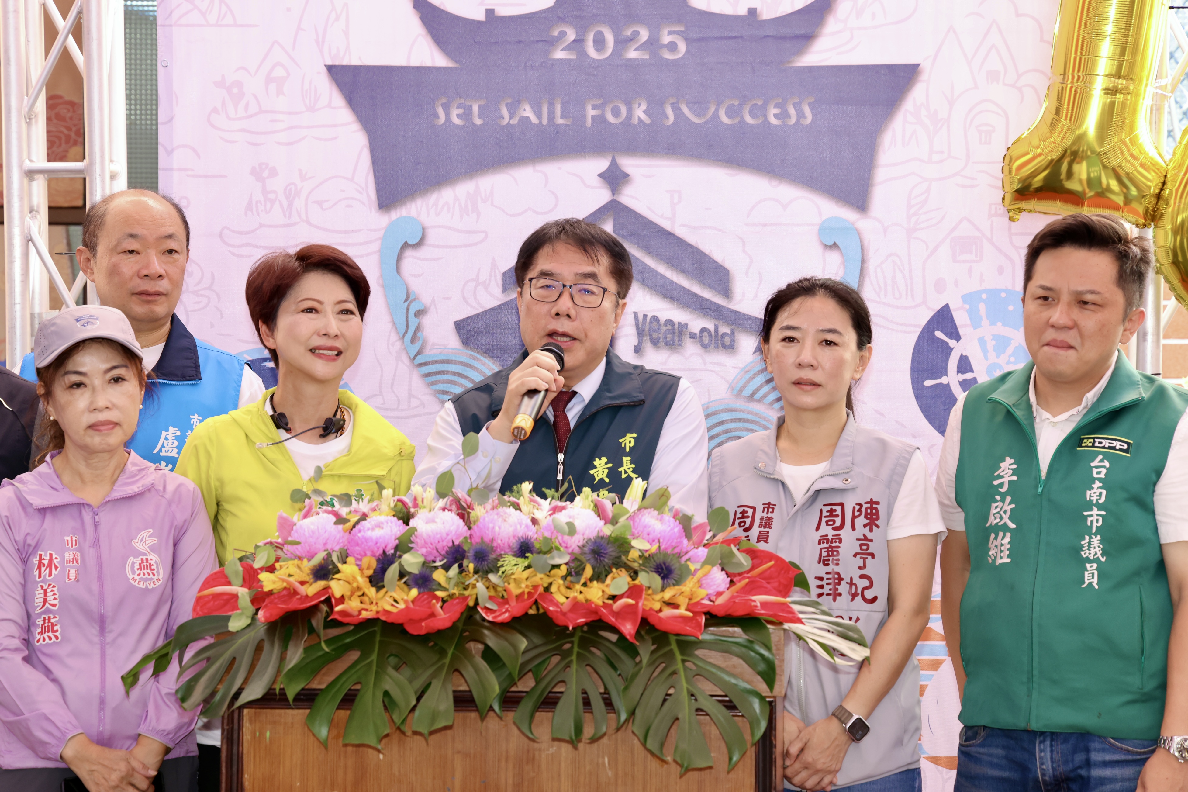 黃偉哲出席台南做16歲成年禮  巴拉圭公使之子跨海參與增添國際風采