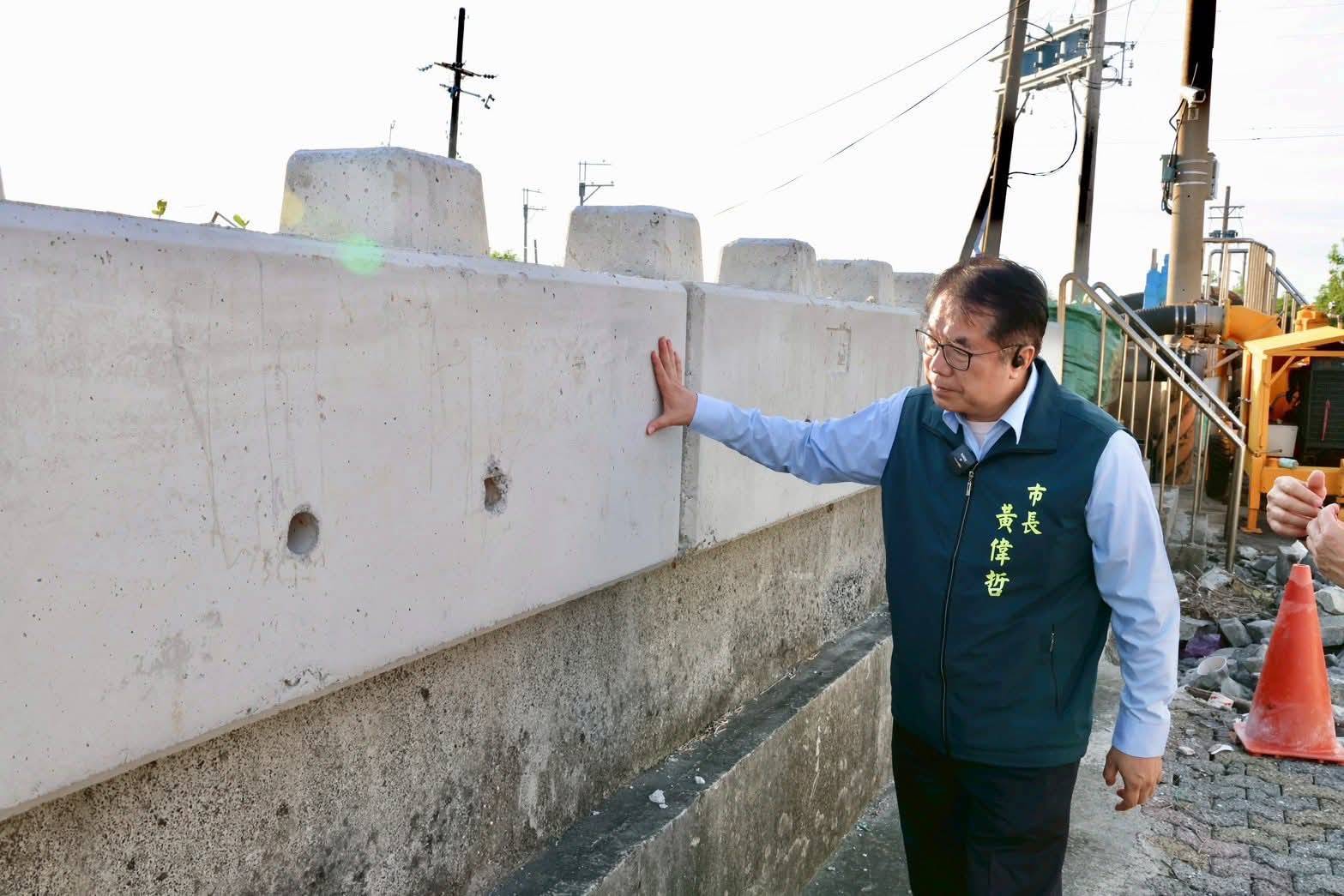 南市強化防汛整備  黃偉哲指示朝「三減」方向繼續努力