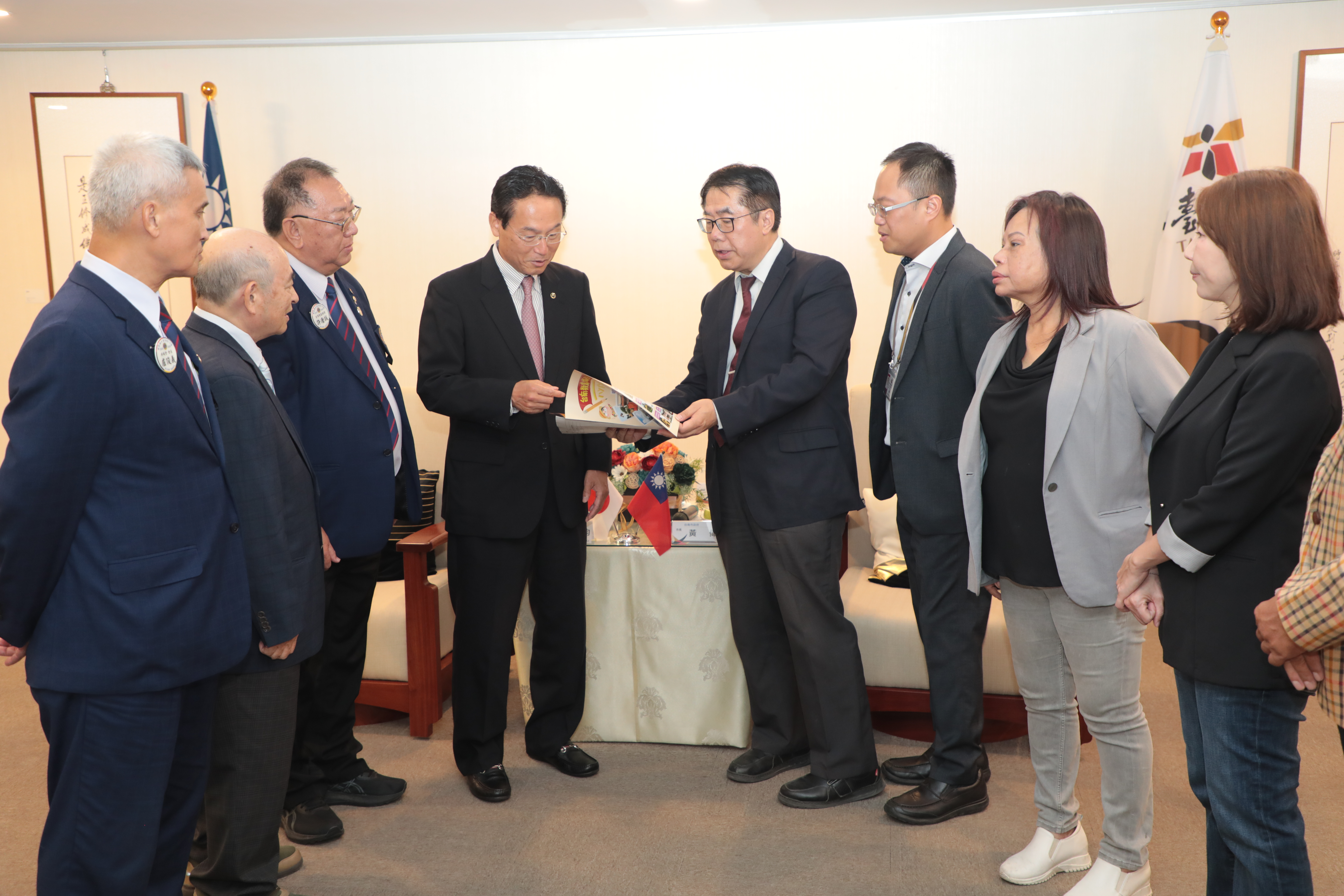 日本安中市岩井均市長蒞府拜會 黃偉哲市長樂見兩市展開深度交流