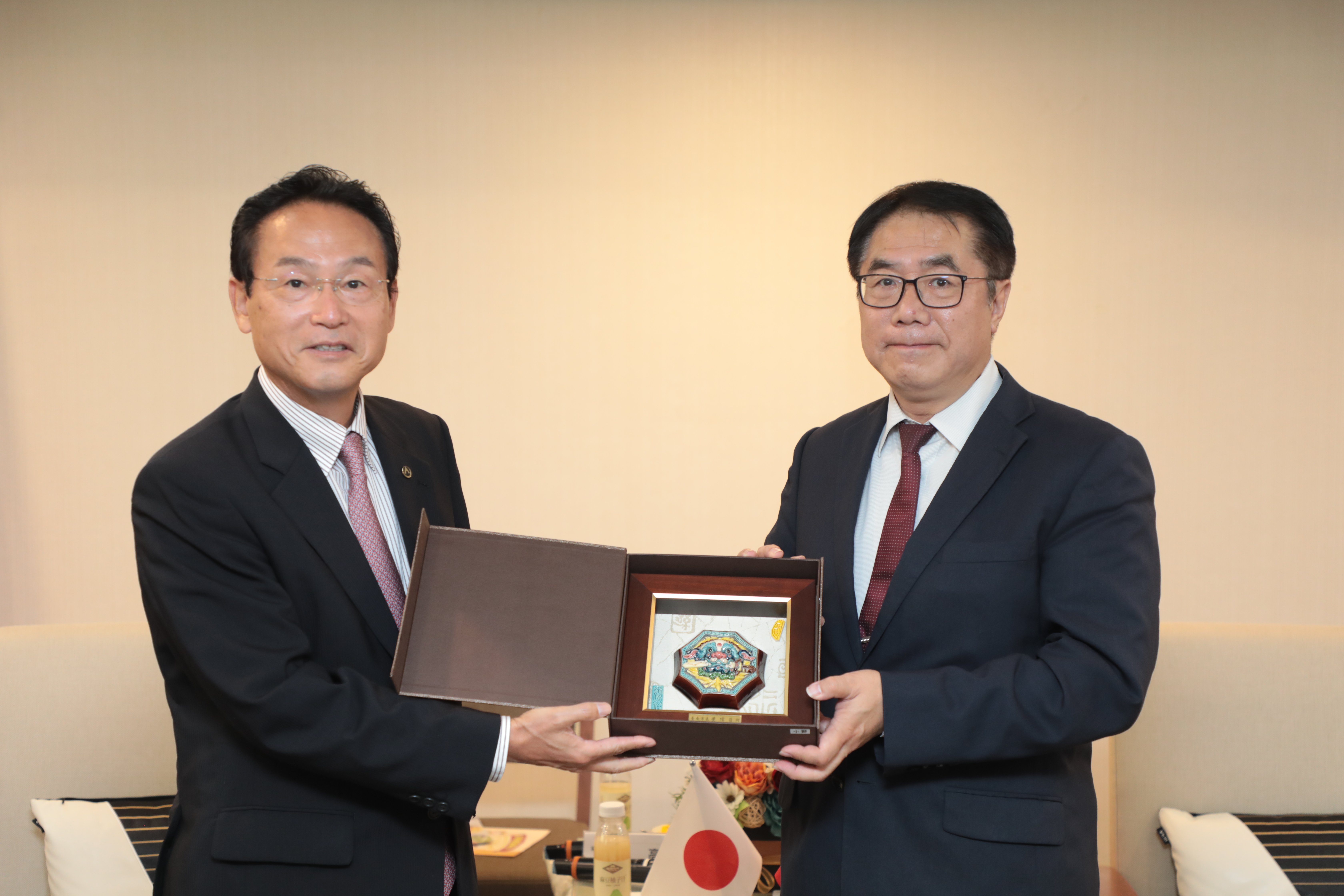 日本安中市岩井均市長蒞府拜會 黃偉哲市長樂見兩市展開深度交流