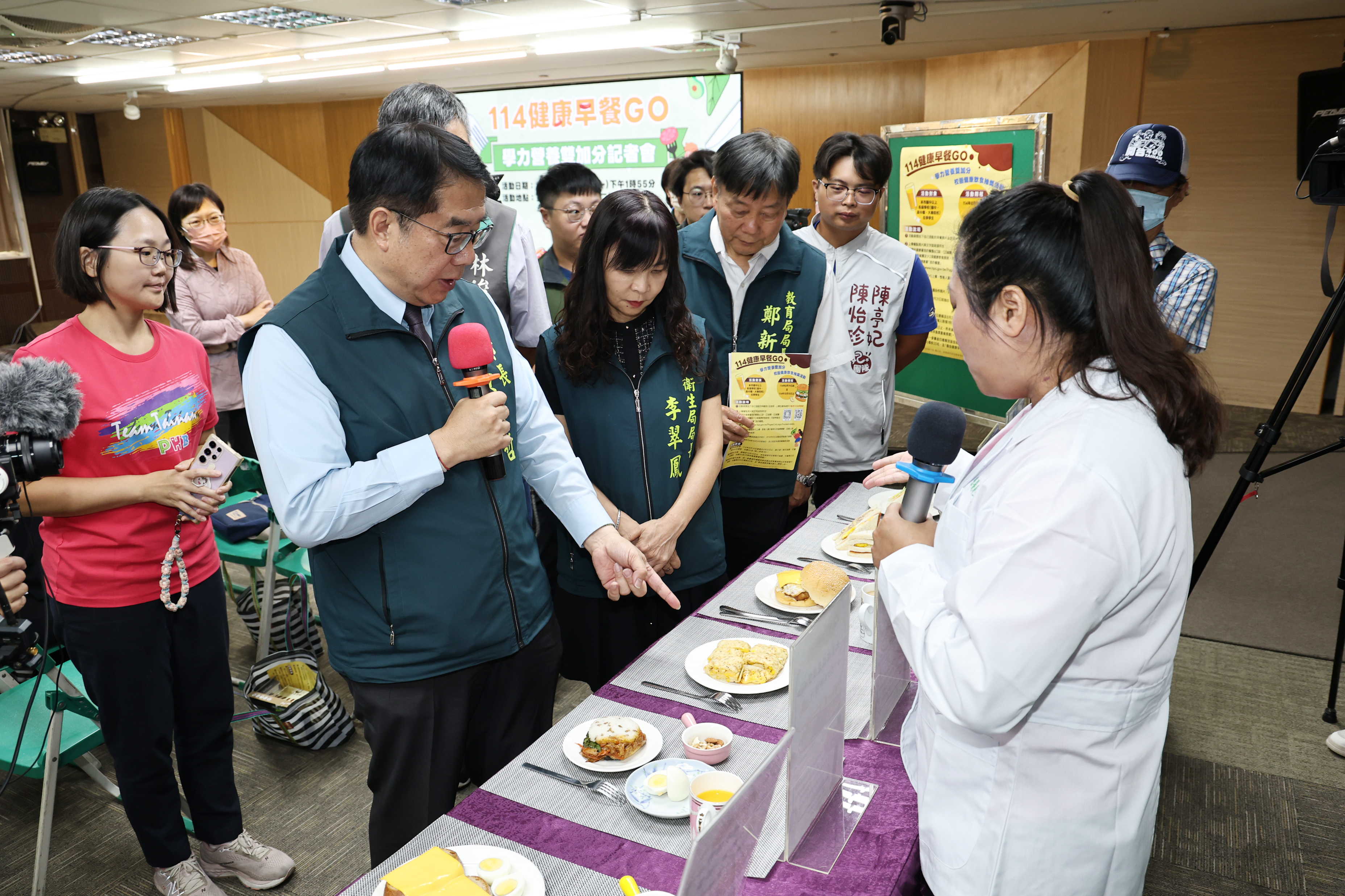 台南推「健康早餐GO」 黃偉哲呼籲養成早餐好習慣吃出健康力