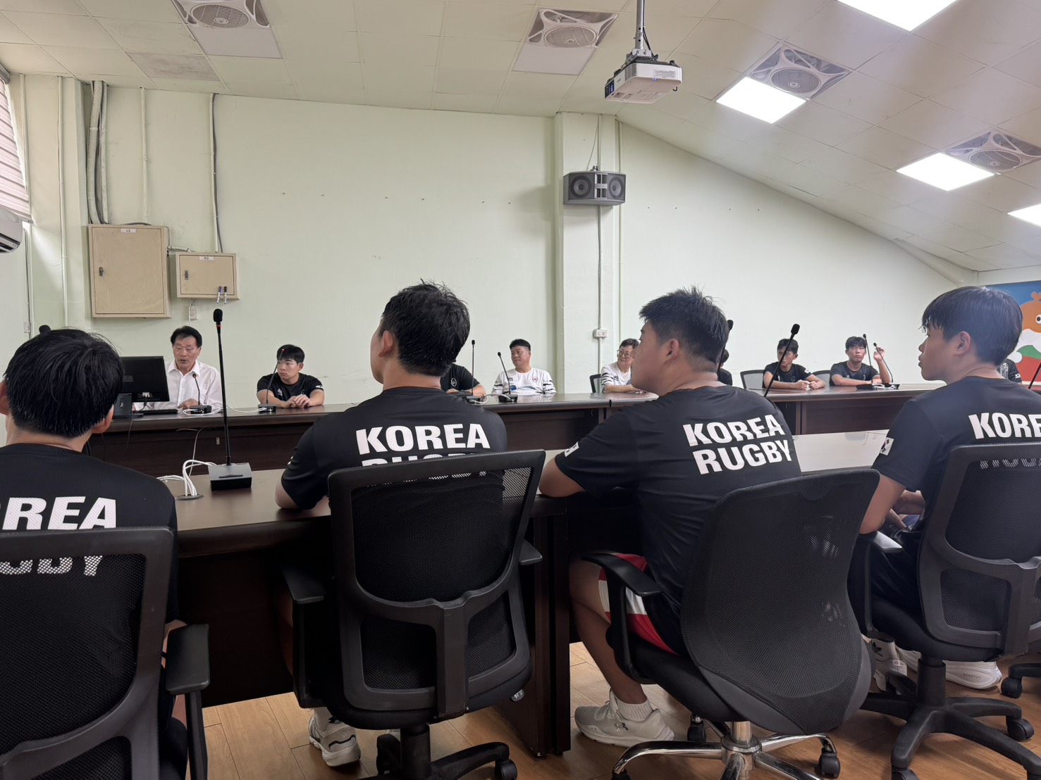 韓國U16橄欖球代表隊抵台南移地訓練 強化台韓體育交流