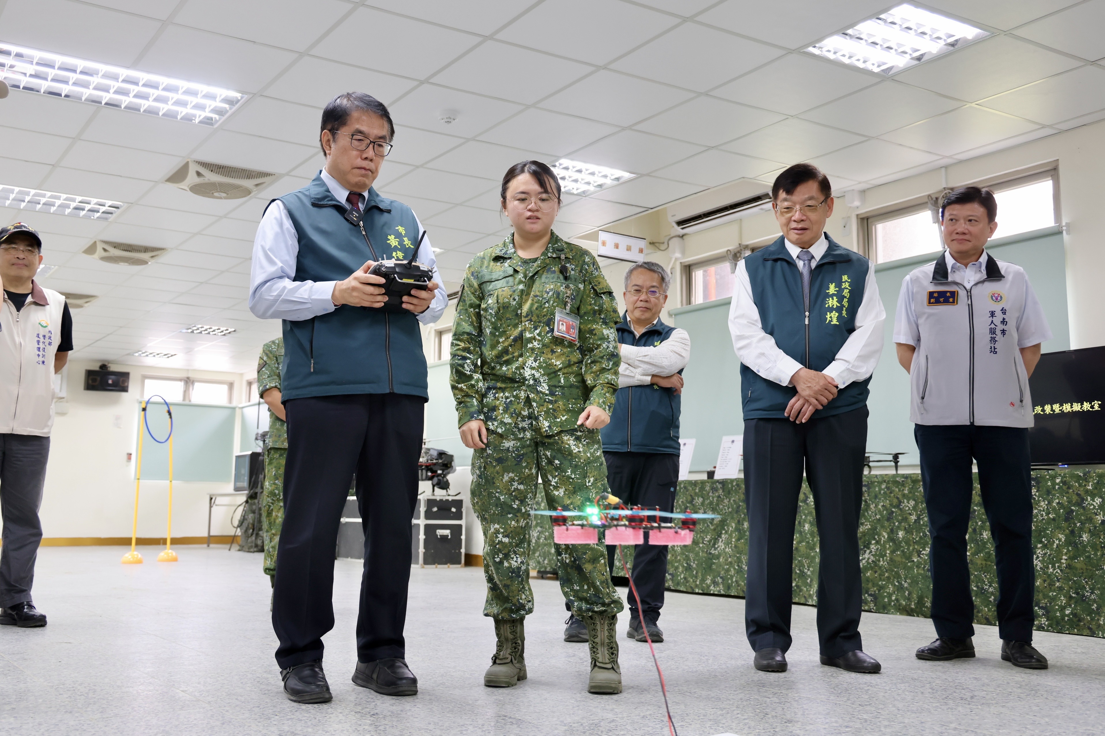 台南市長黃偉哲力挺國軍！攜手陸軍無人機部隊，打造智慧安全城市