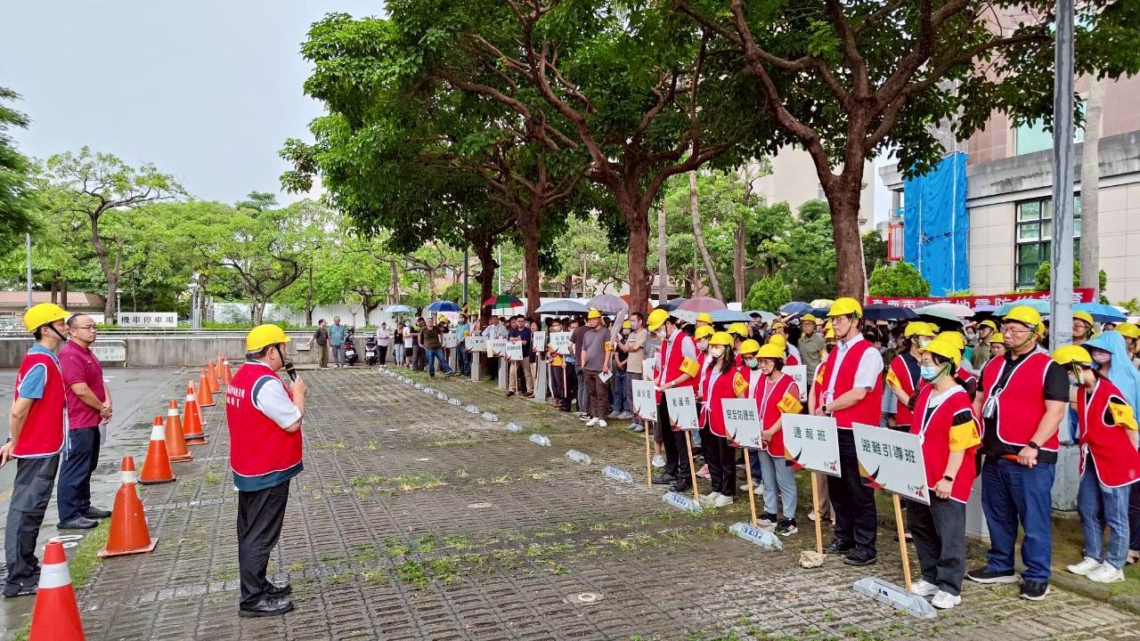 臺南市政府三市政中心國家防災日舉行地震防災演練  強韌整備！全面提升地震應變能力