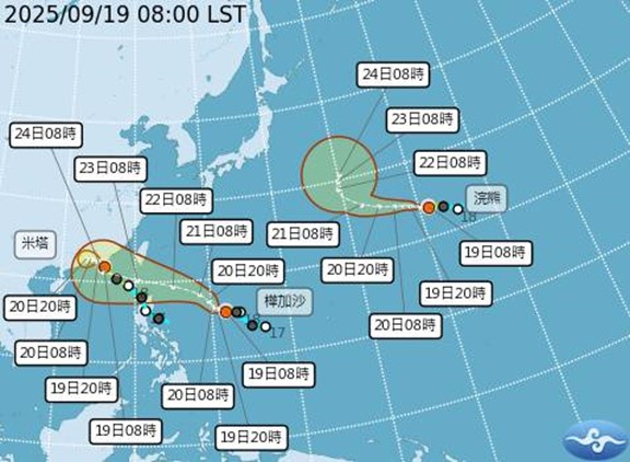 三颱共舞，市長黃偉哲要求市府團隊嚴陣以待，籲請市民做好防颱整備