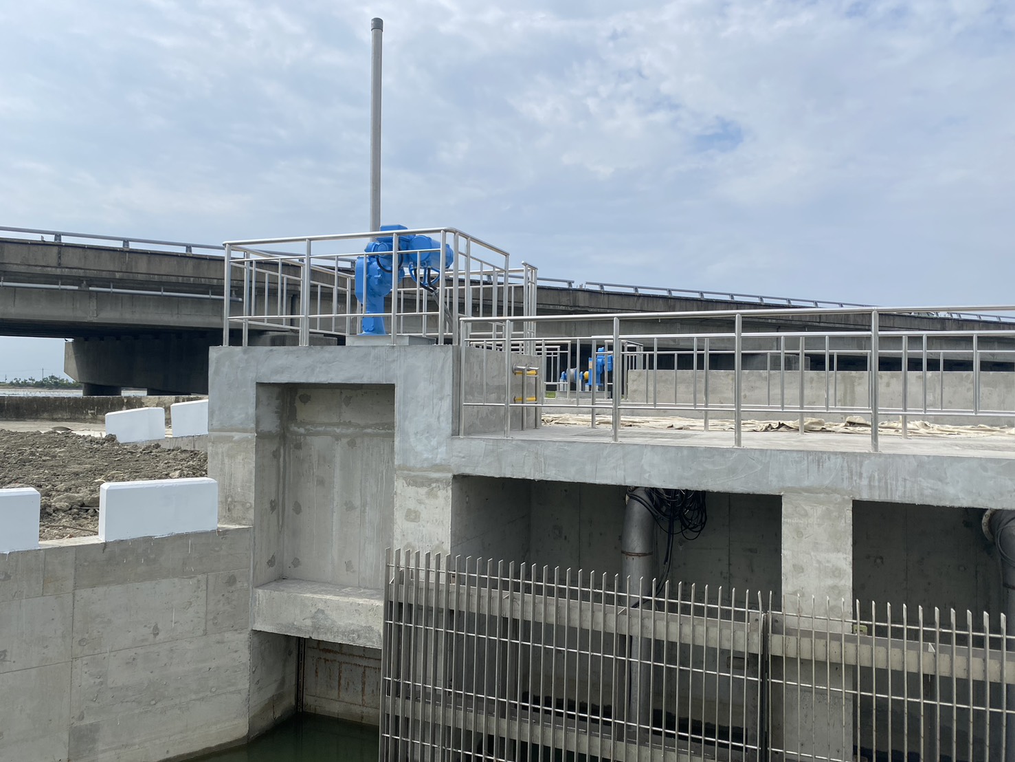 北門區38號水門改建完成，強化區域防洪量能