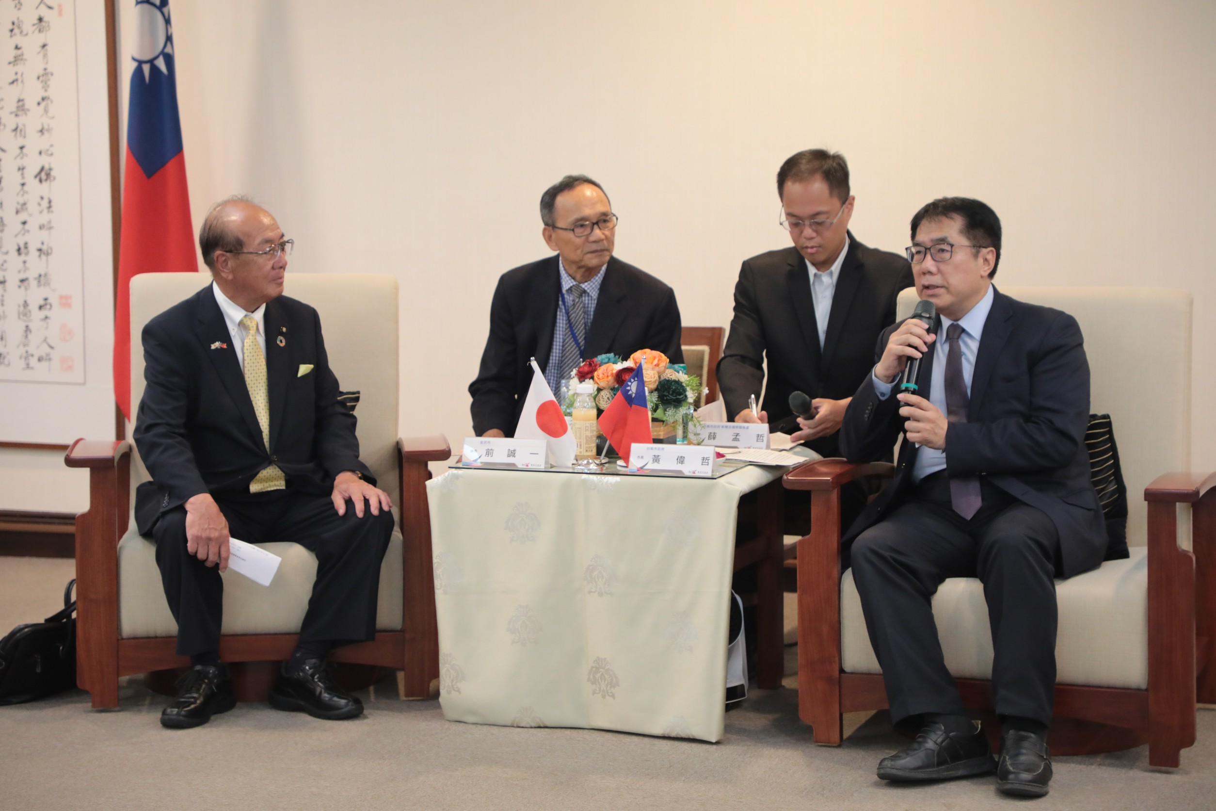 金澤市議會前誠一議長率團拜會黃偉哲市長　盼持續深化台南金澤友誼