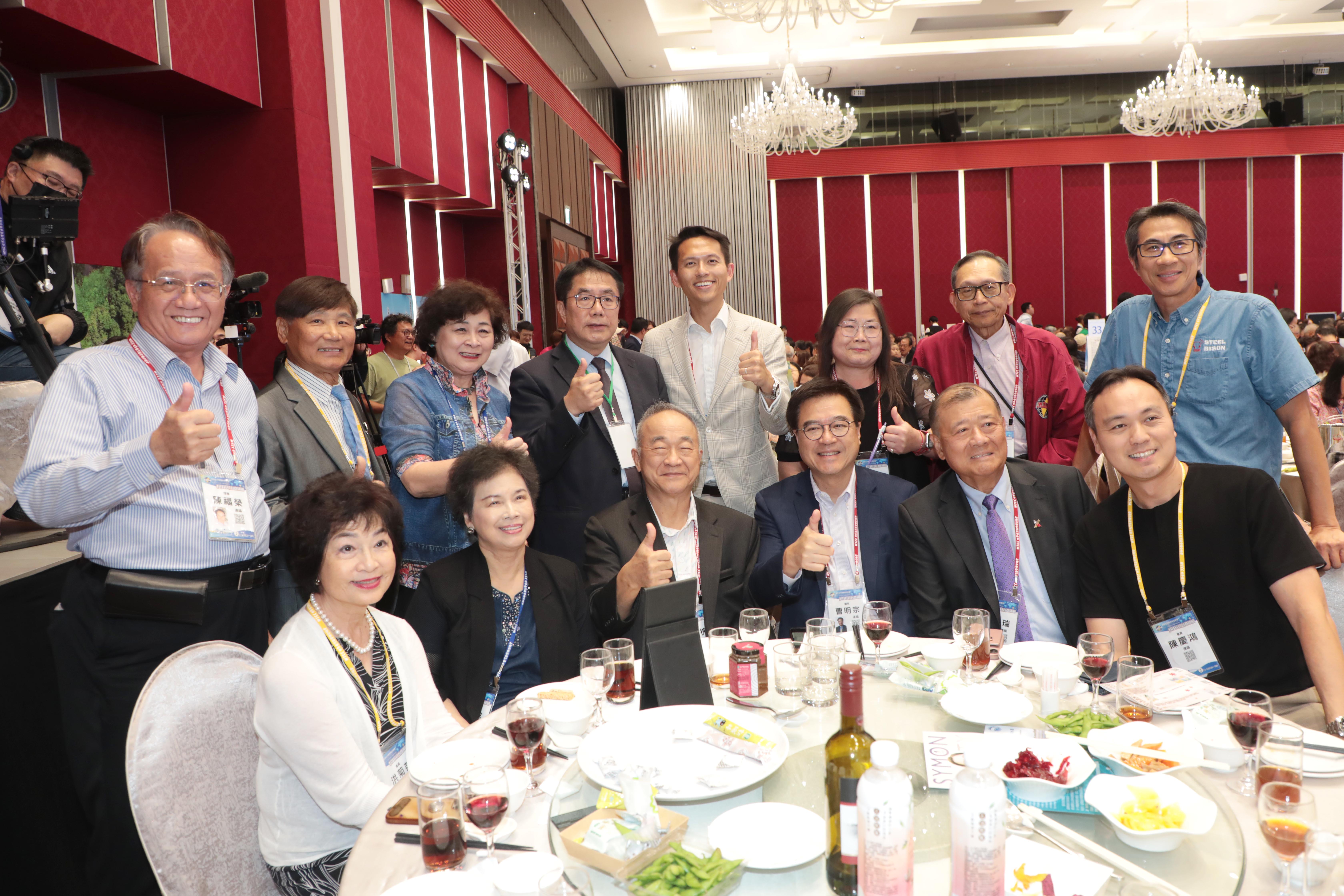 南市府辦晚宴歡迎全球六大洲台商齊聚府城  黃偉哲誠邀企業投資共創合作新契機