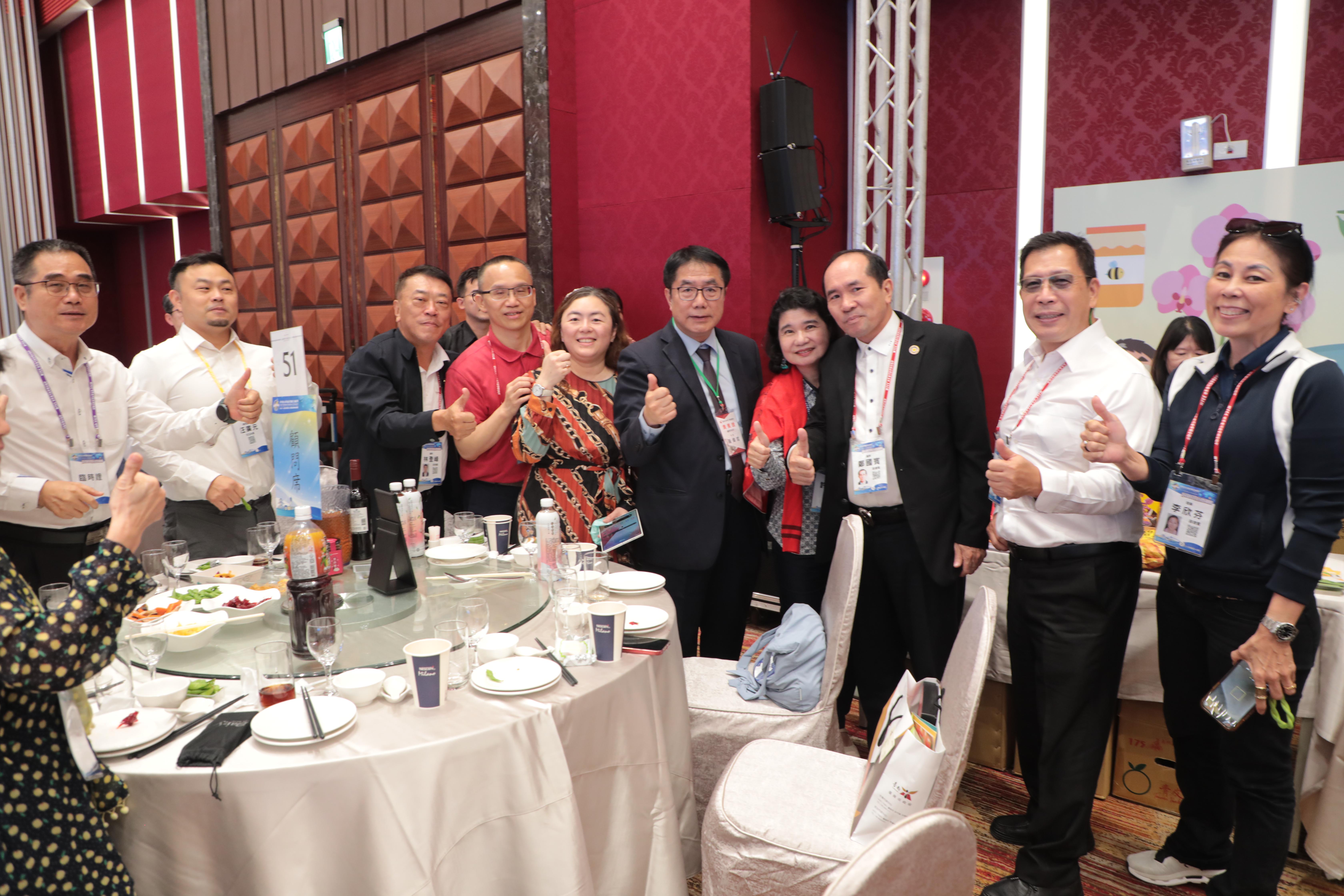 南市府辦晚宴歡迎全球六大洲台商齊聚府城  黃偉哲誠邀企業投資共創合作新契機