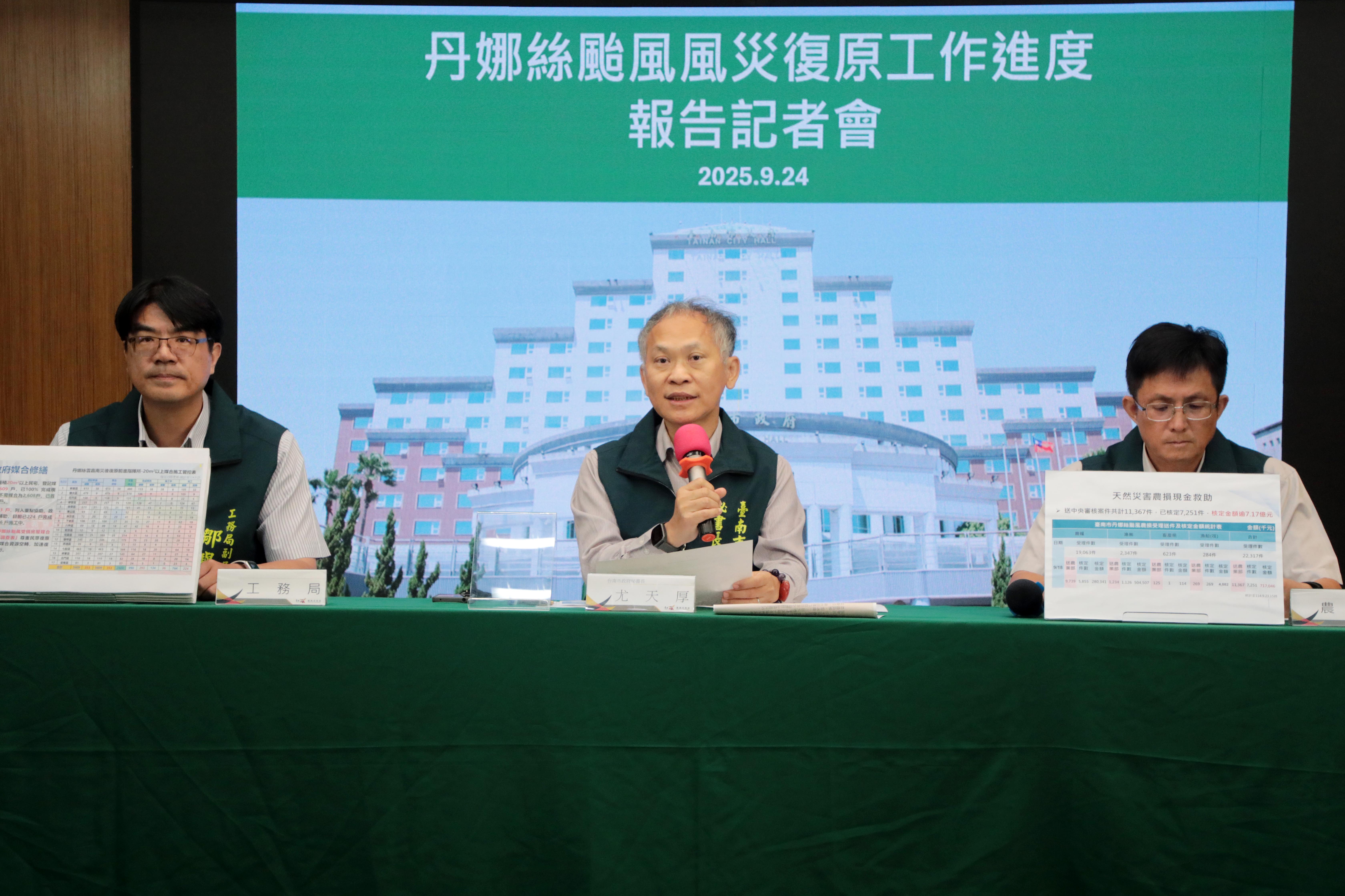 台南房屋受損補助全數發放！10/6前簽約再享1.5萬修繕獎勵