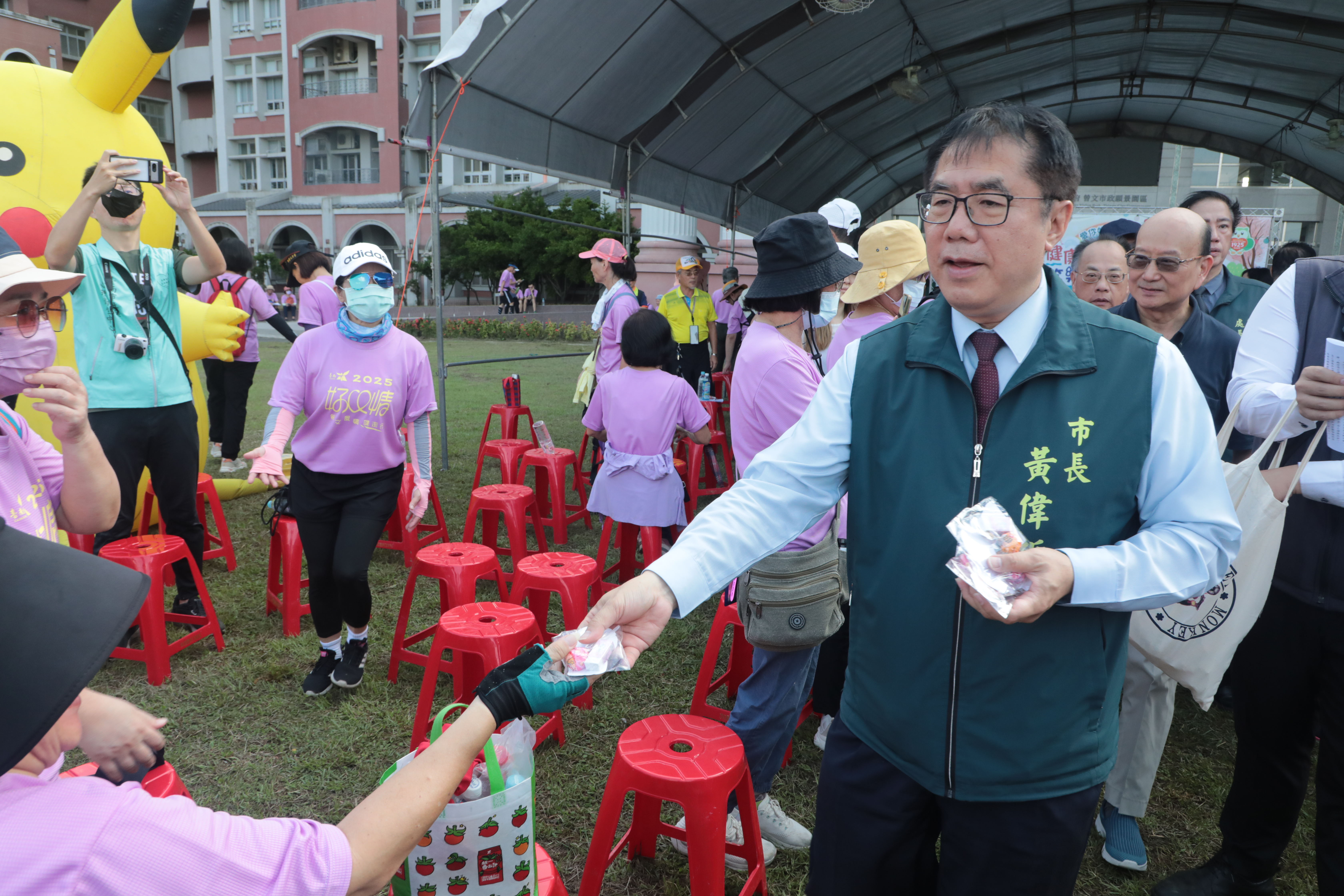 台南心理健康月嘉年華暨健走行活動登場  黃偉哲邀民共同營造健康新生活