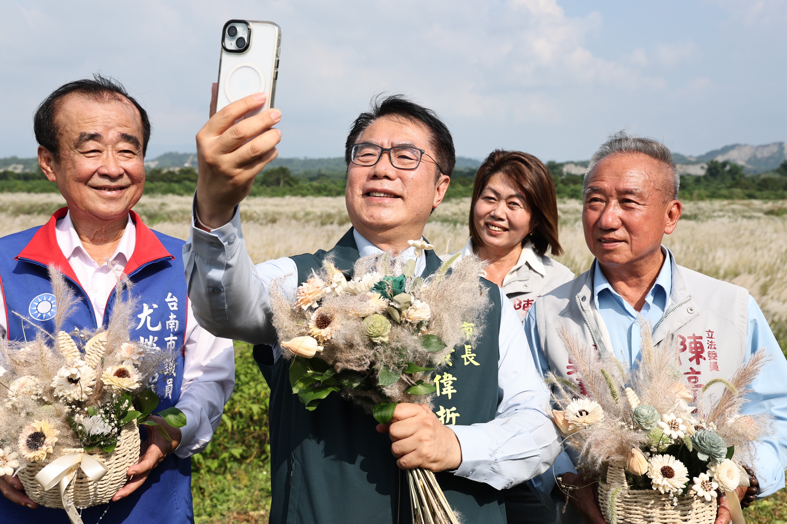 甜根子草花海迎中秋　大內「九月雪」浪漫登場