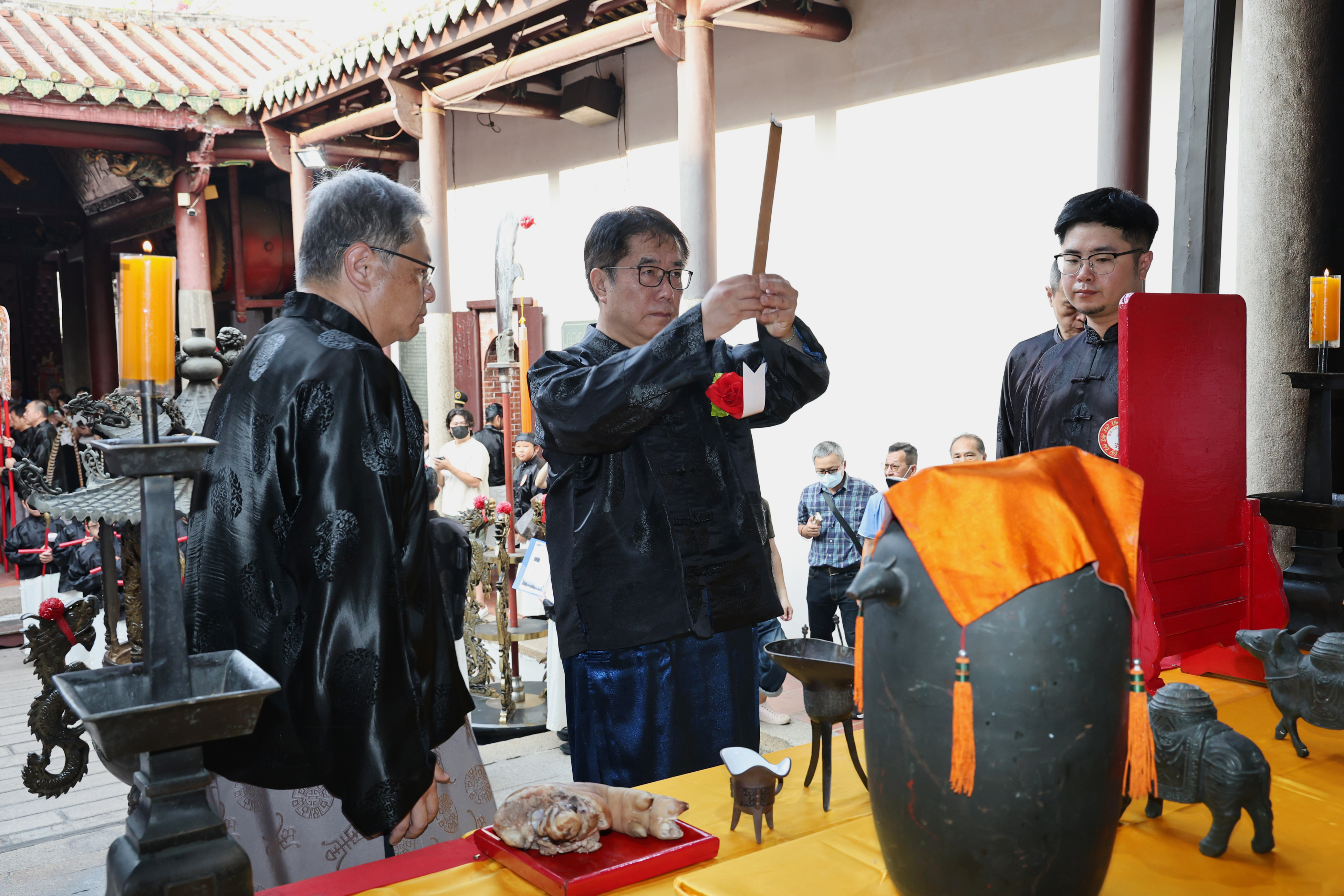 114年台南秋祭武聖祭祀大典 黃偉哲任正獻官 古禮六佾舞莊嚴隆重