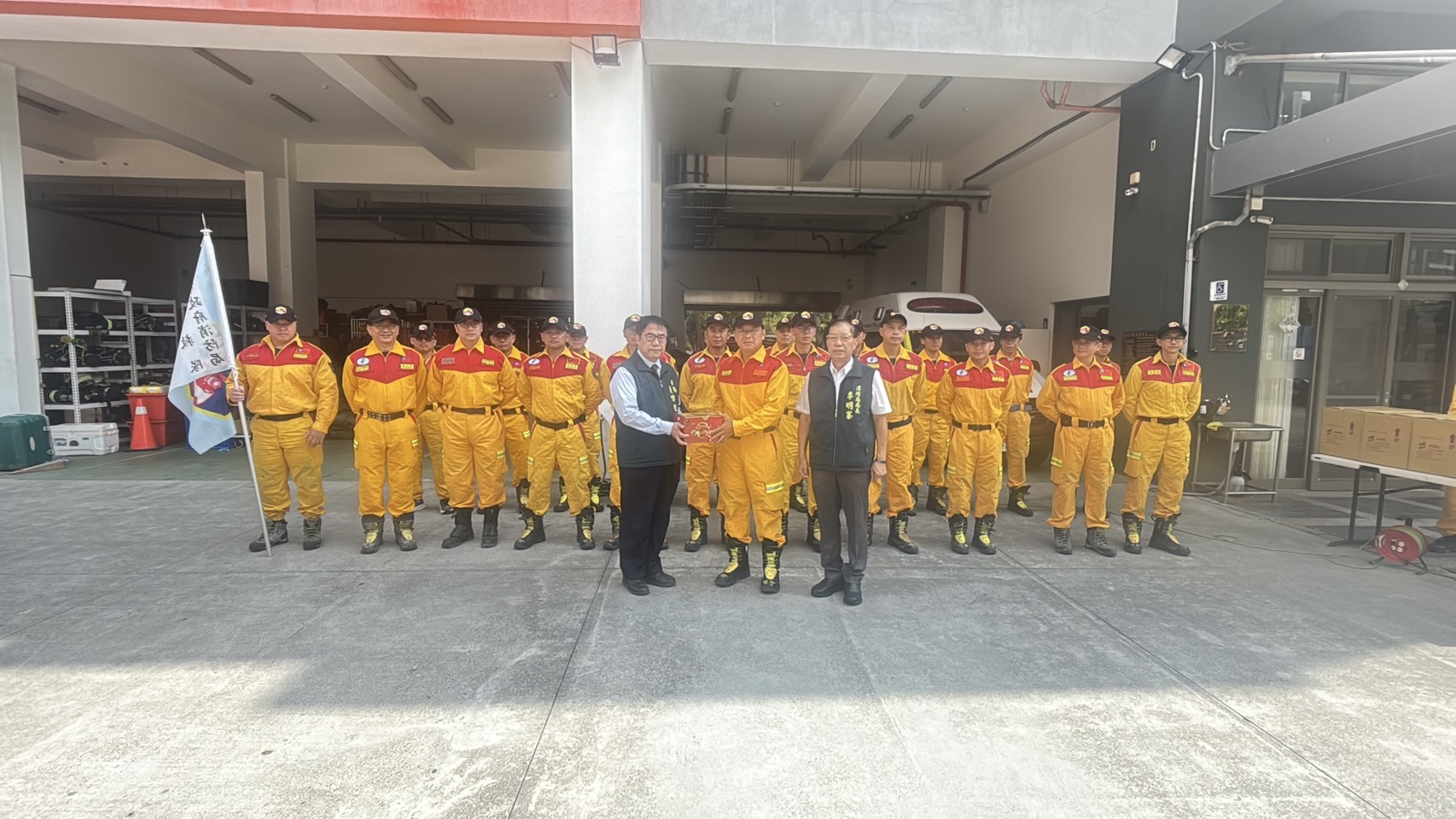 台南特搜隊馳援花蓮堰塞湖災情完成任務平安返隊 黃偉哲慰問致謝