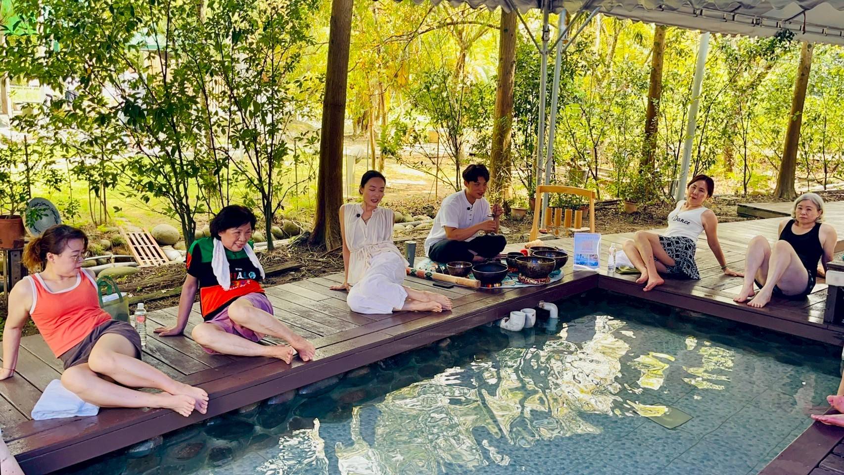 龜丹溫泉體驗池溫泉X瑜珈X聲缽身心靈整合療癒  創良好口碑