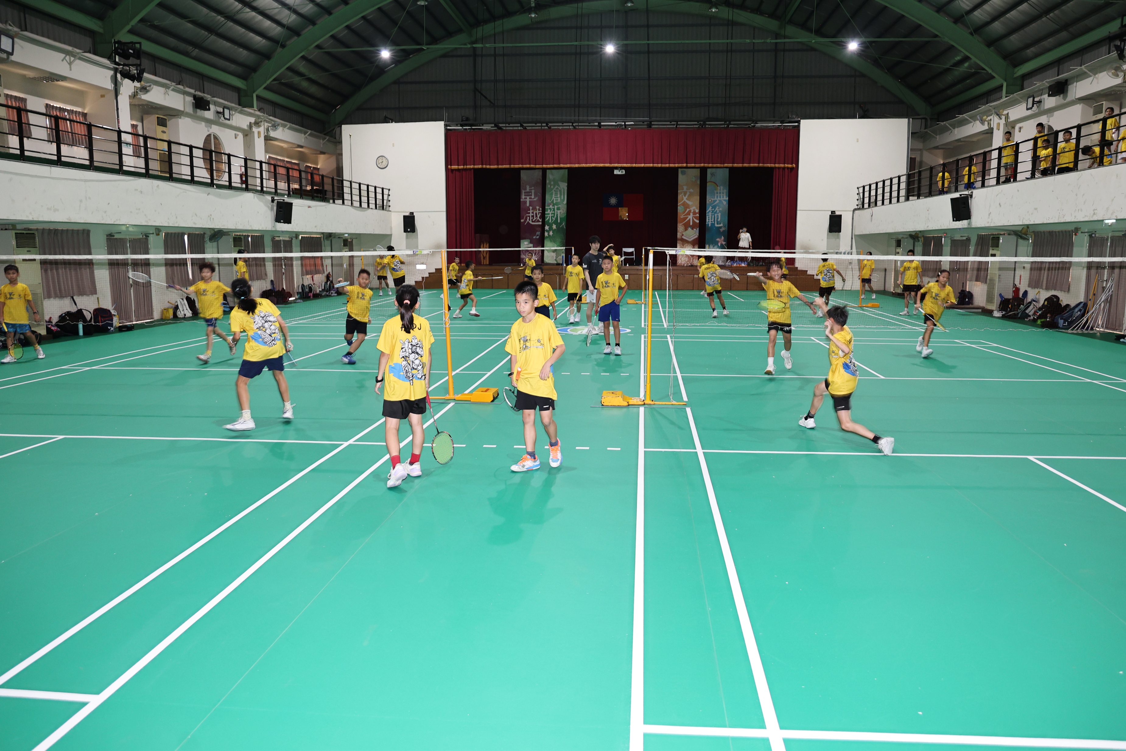 南市文化國小羽球場修繕啟用 黃偉哲盼打造更舒適、安全的訓練場地