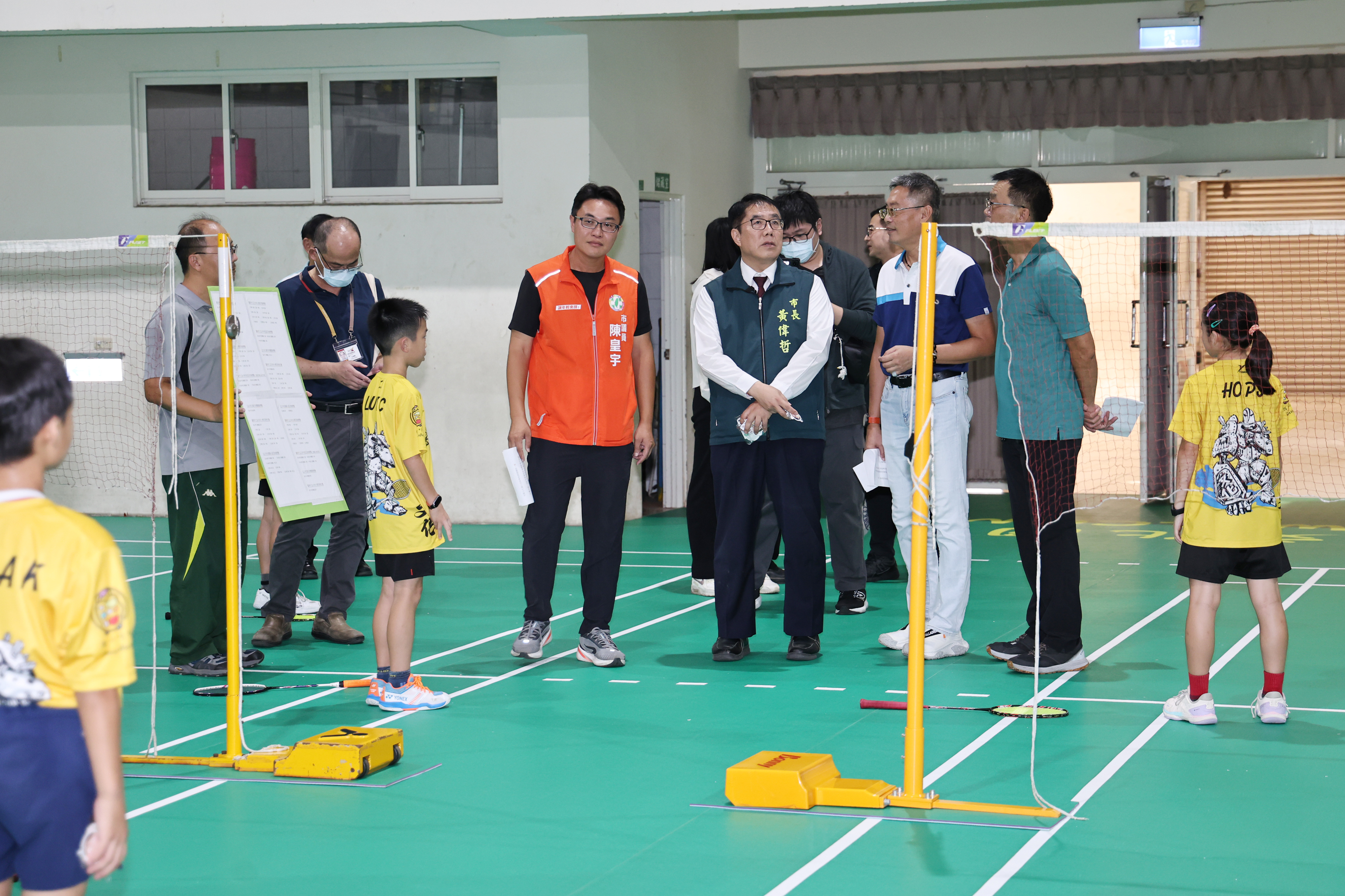 南市文化國小羽球場修繕啟用 黃偉哲盼打造更舒適、安全的訓練場地