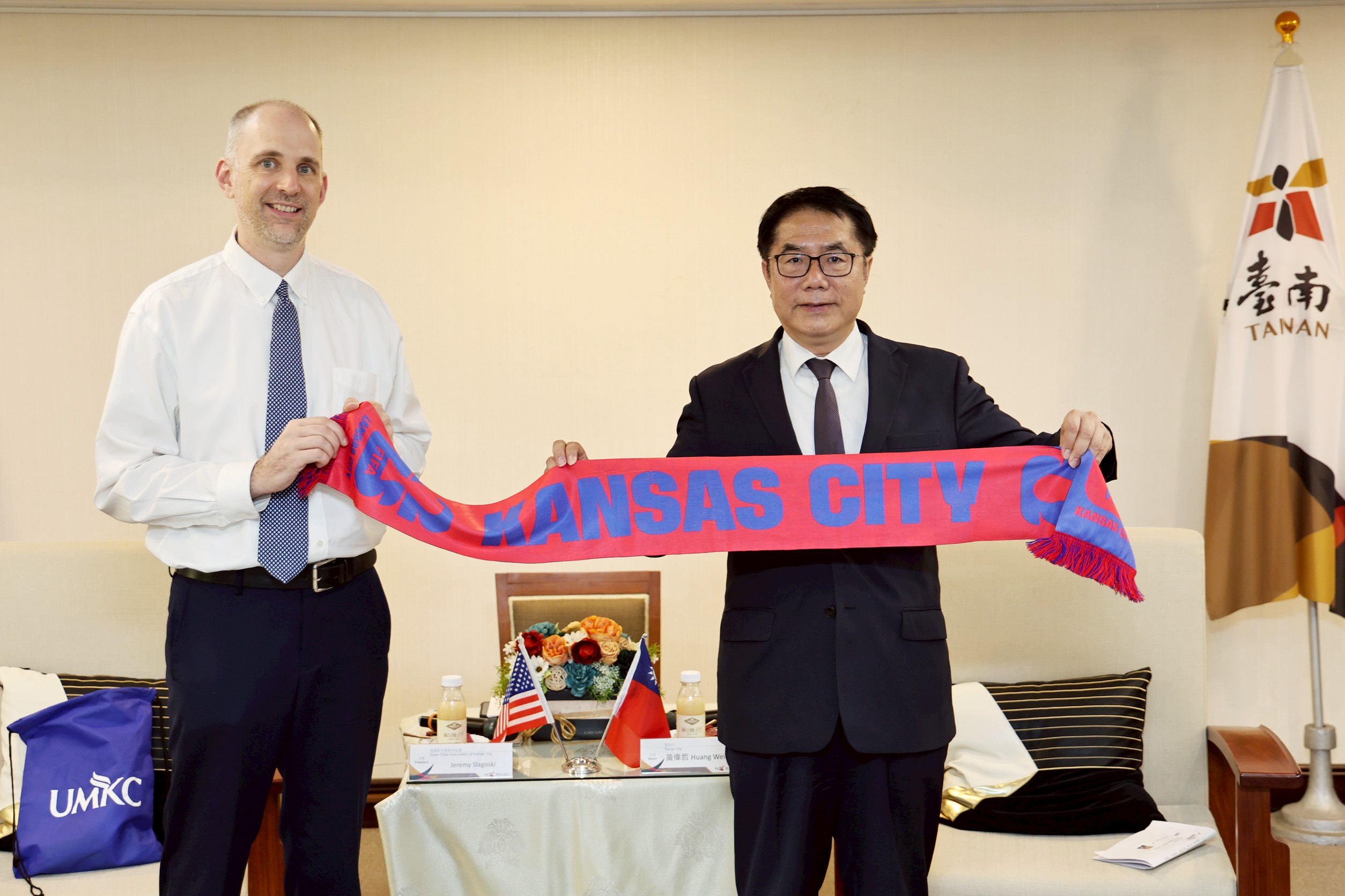 日美締盟城市齊來訪 黃偉哲樂見國際交流蓬勃發展