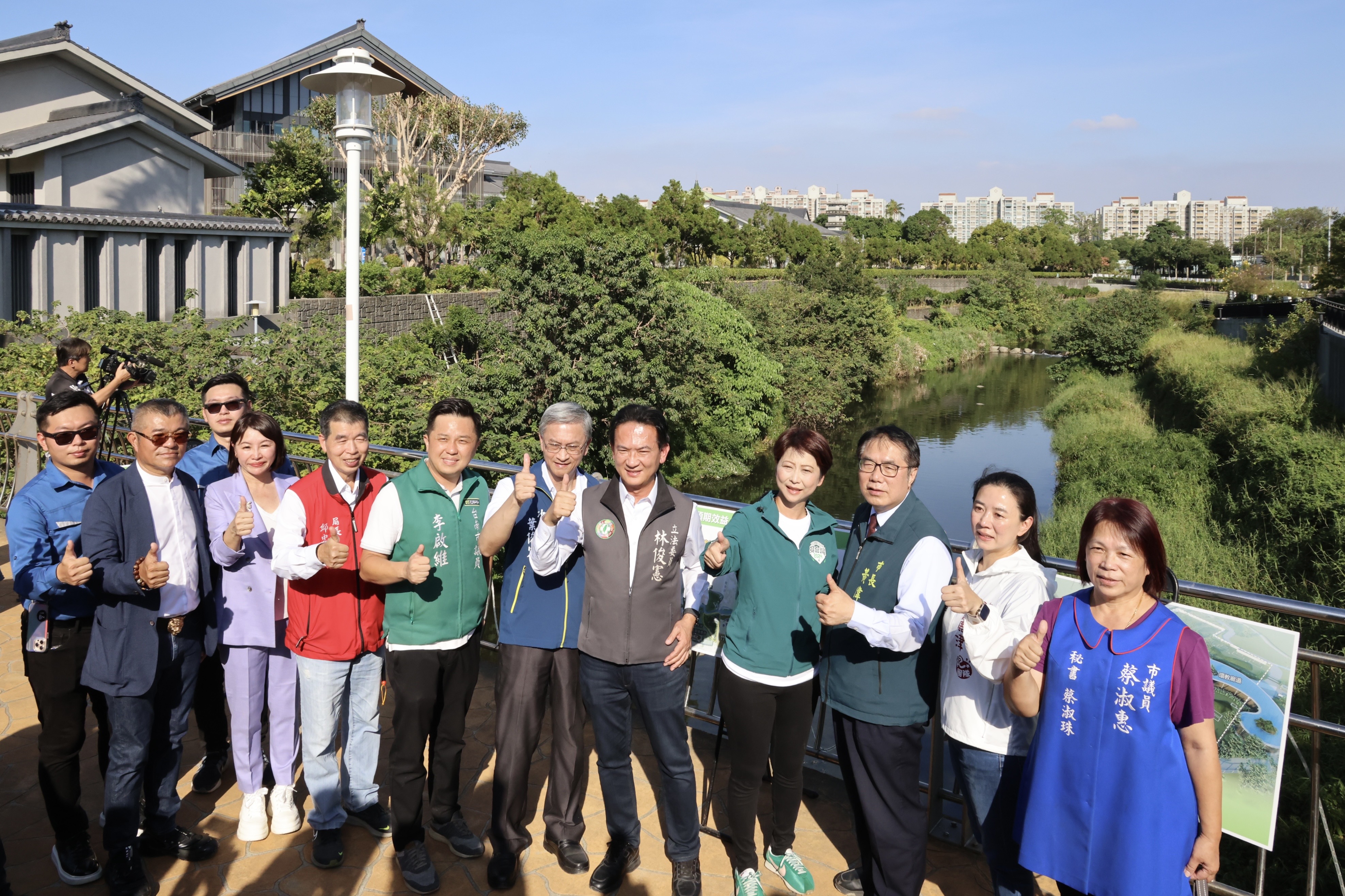 竹溪整治計畫最後一塊拼圖動土  黃偉哲盼重現昔日潔淨水岸美景