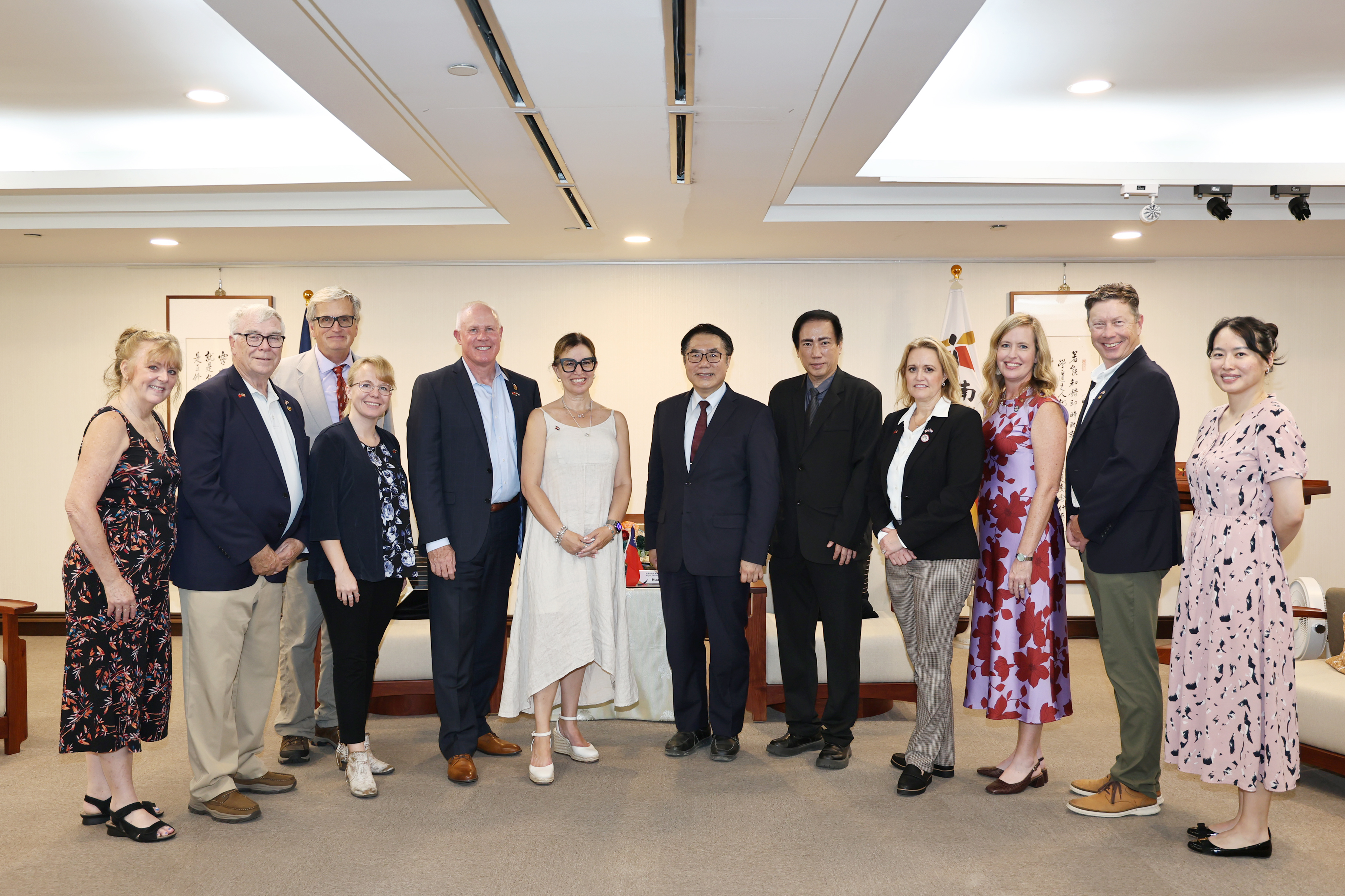 美國中西部跨州議會領袖團到訪台南 黃偉哲盼深化台美地方友誼