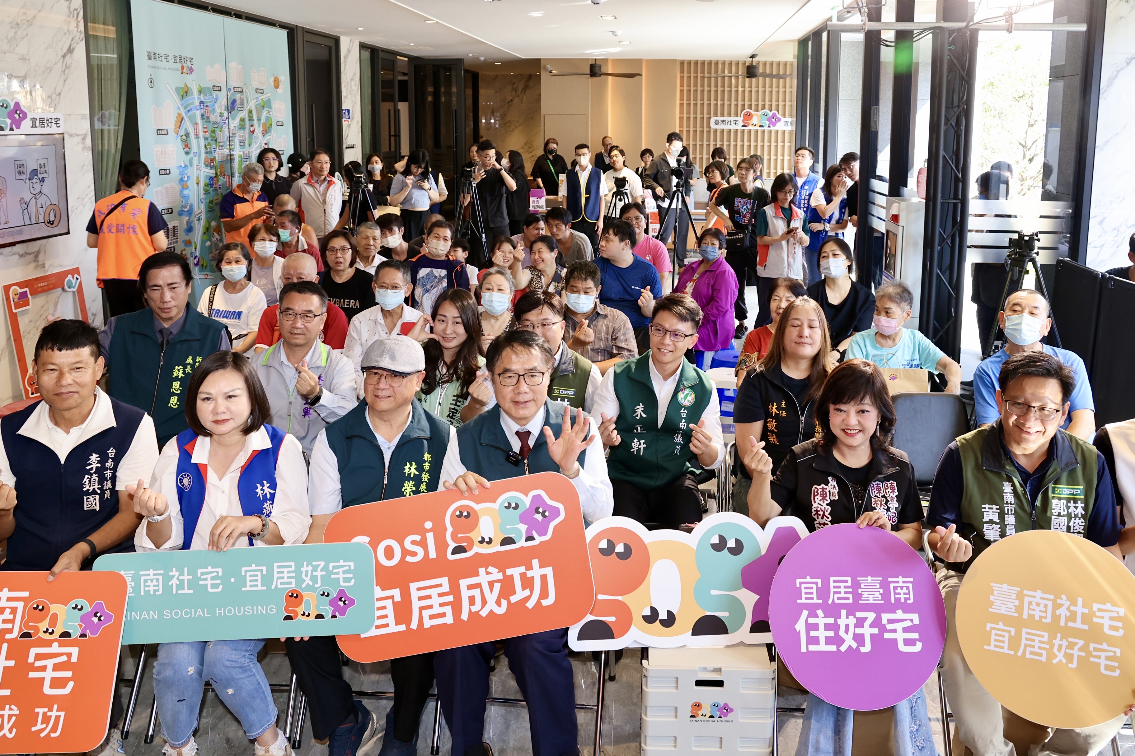 永康「宜居成功」社宅居民慶入厝 黃偉哲：歡迎移居台南迎向成功