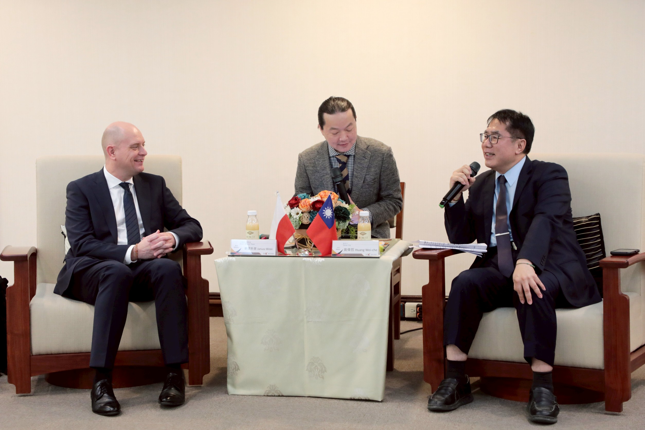 新任波蘭駐台代表拜會黃偉哲 雙方共盼以城市交流帶動台波關係蓬勃發展