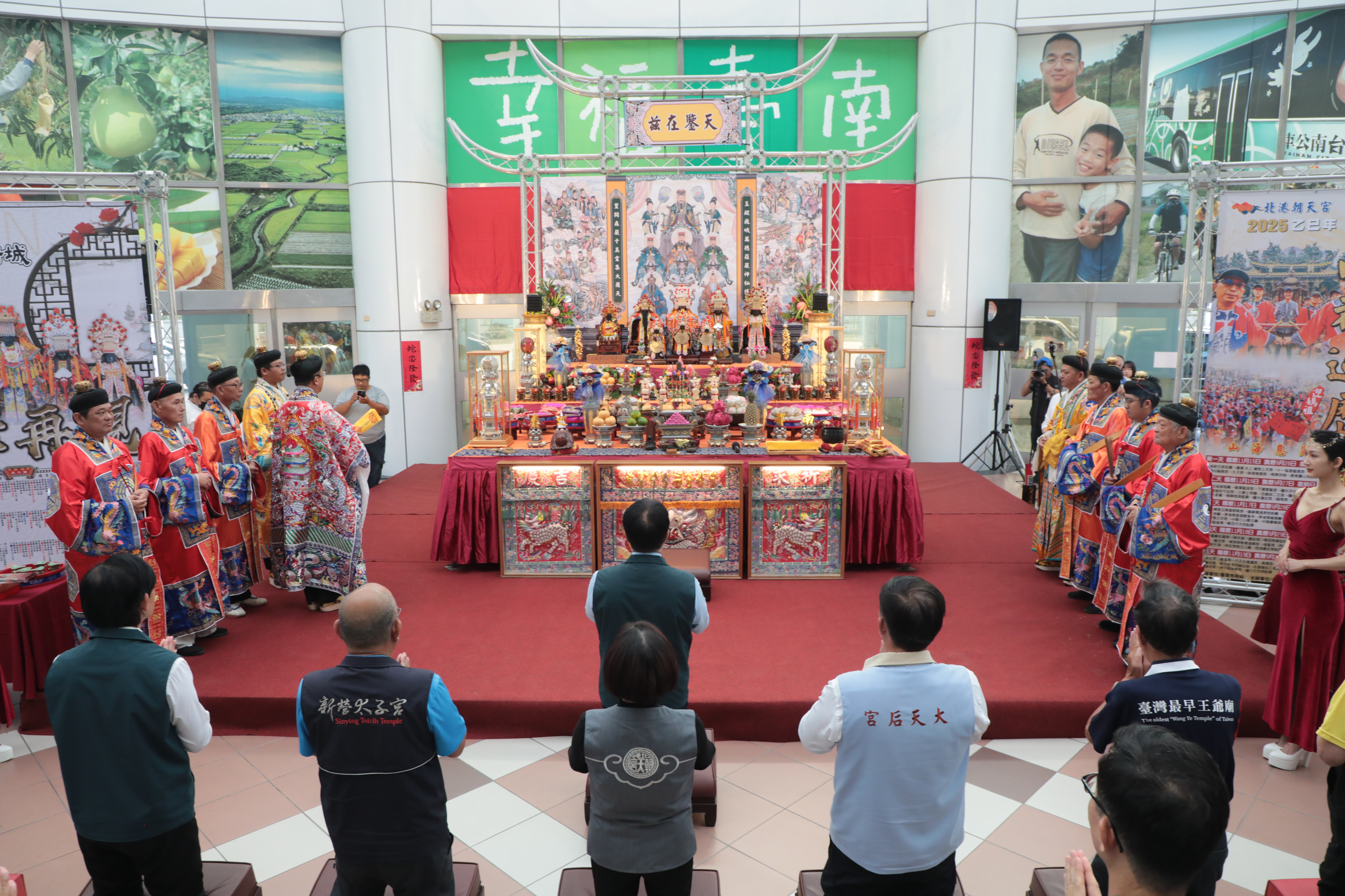 北港朝天宮黑面三媽睽違百年南巡　黃偉哲：接續中斷百年媽祖姐妹情