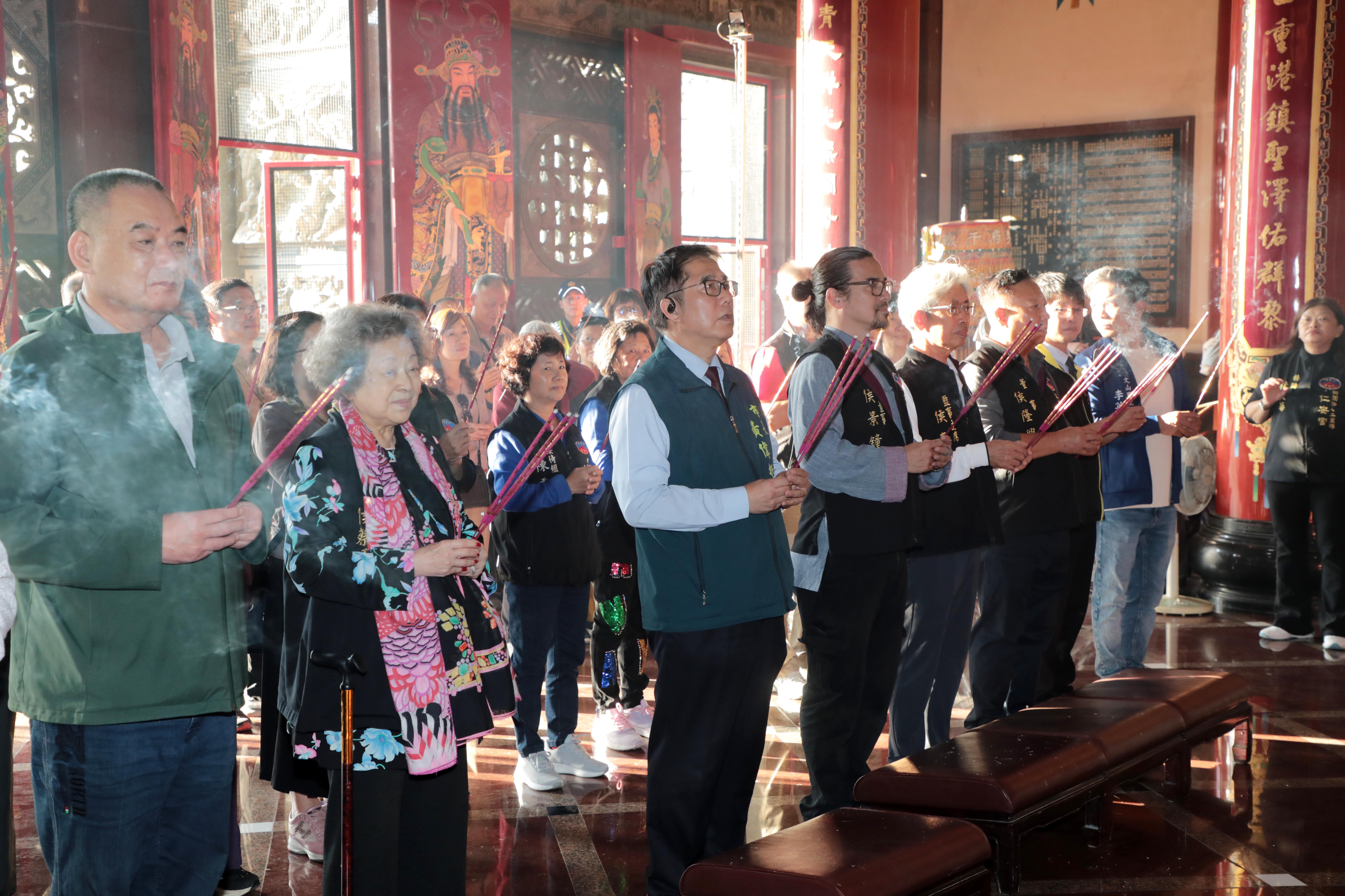 台南迎北港媽祖！黃偉哲祈福將軍、北門災後重建平安順利