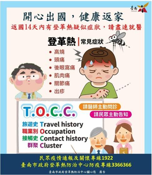 台南登革熱疫情警報解除！114年本土病例歸零，嚴查移工宿舍防境外移入風險