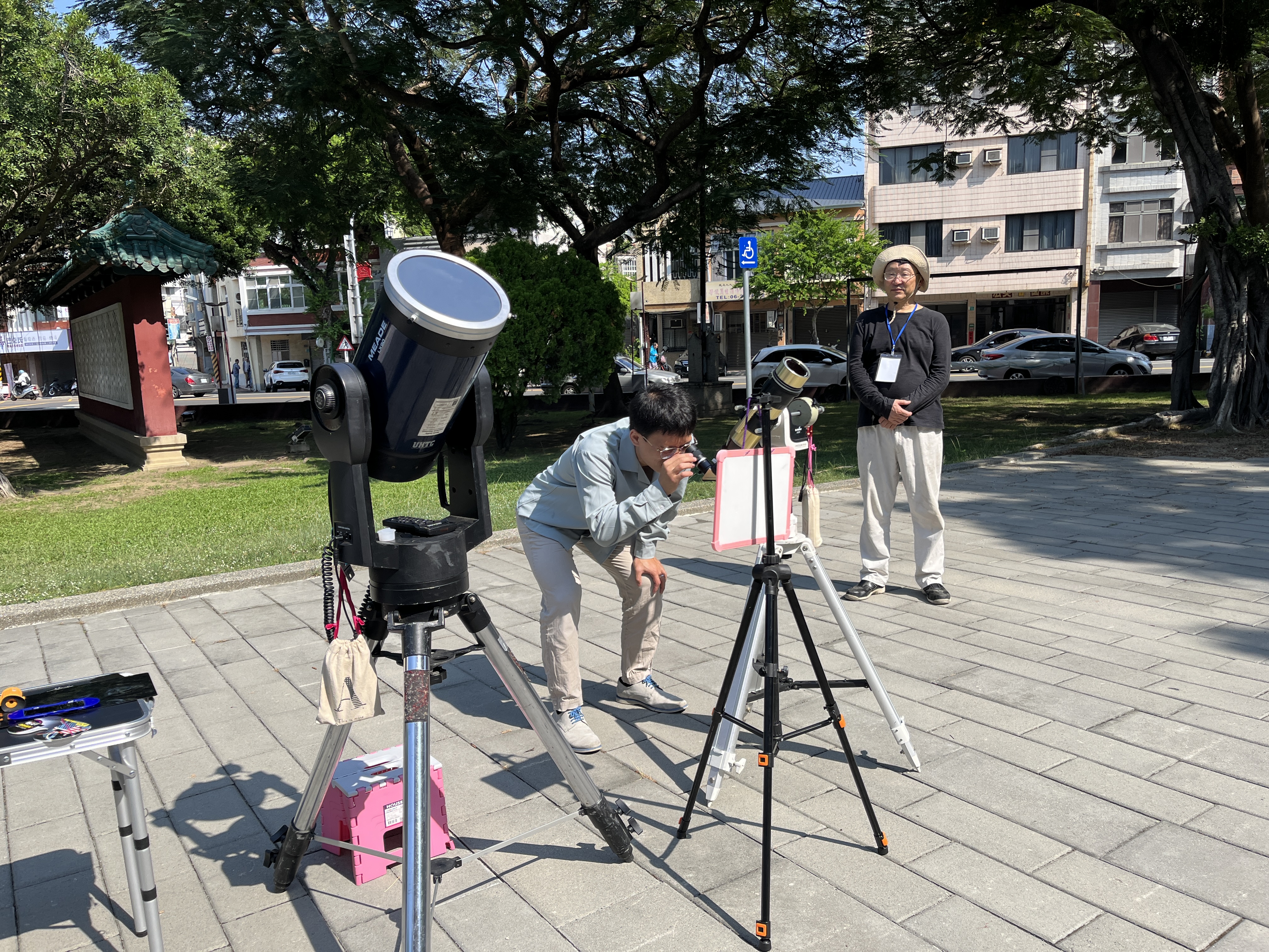 日本工程師在臺南架起望遠鏡　週末相揪體驗台日最暖的天文交流