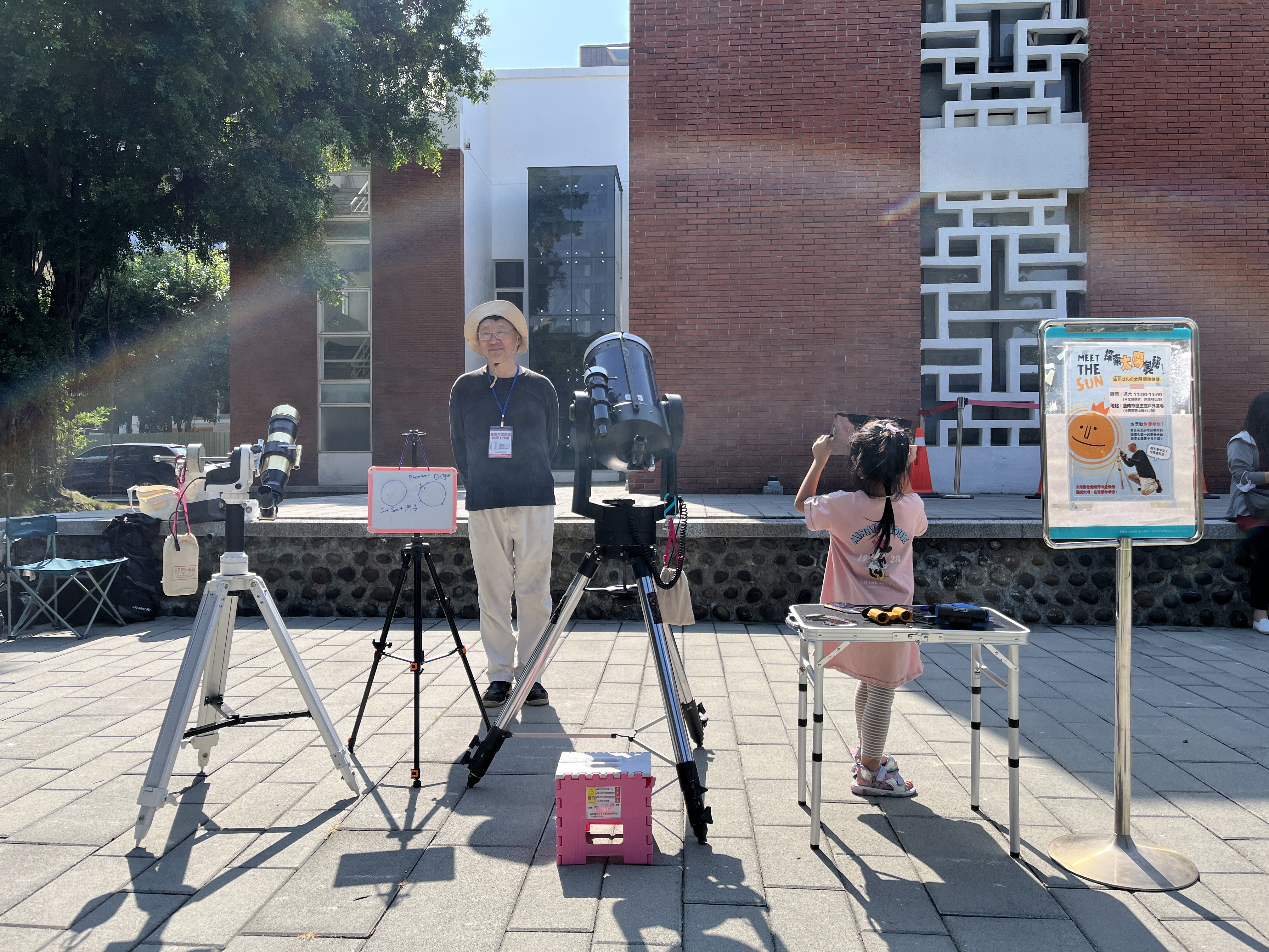 日本工程師在臺南架起望遠鏡　週末相揪體驗台日最暖的天文交流