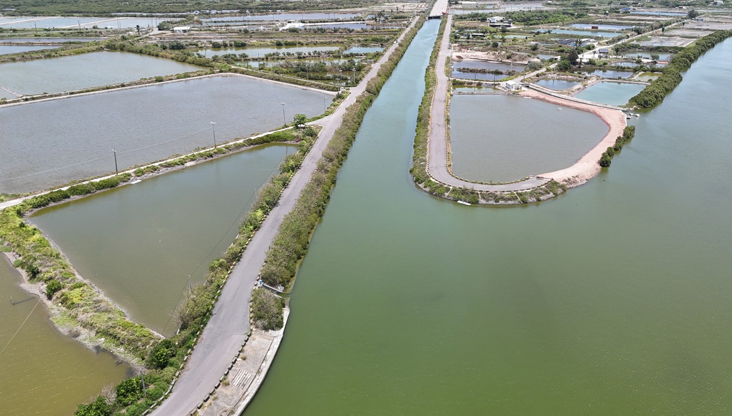 臺南市運用無人機輔助水域治理 守護排水沙洲安全及生態