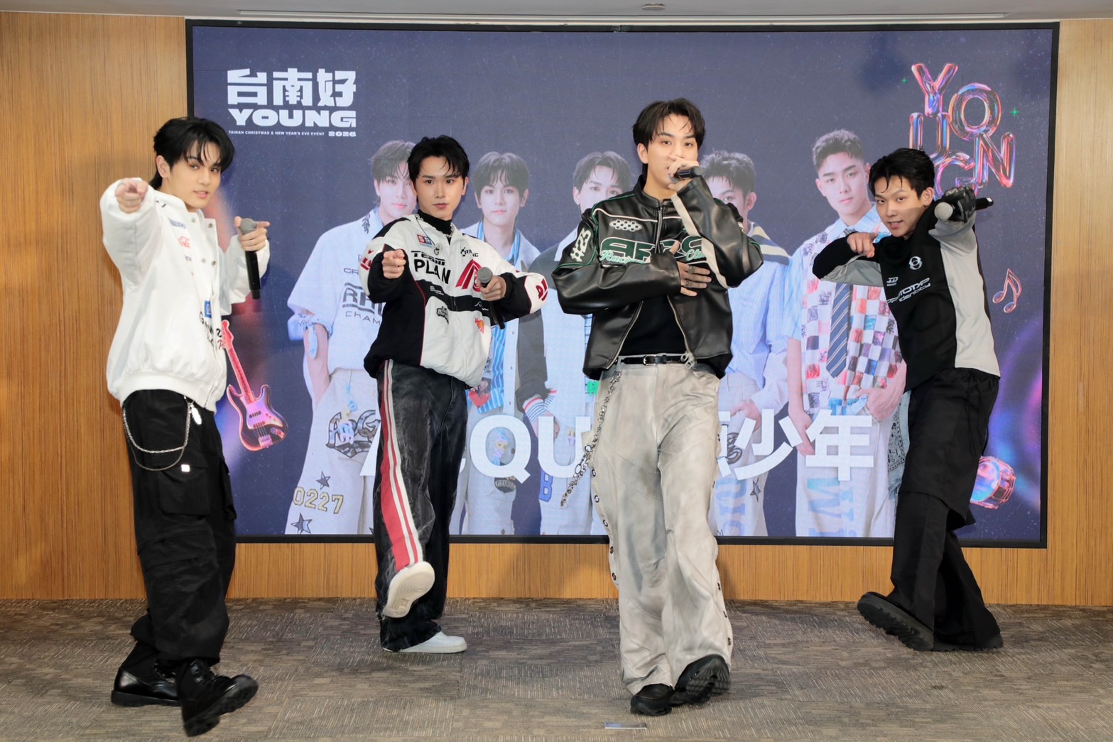 集結台日超人氣、搖滾與本土天團 黃偉哲公布「2026台南好young」首波耶誕跨年卡司