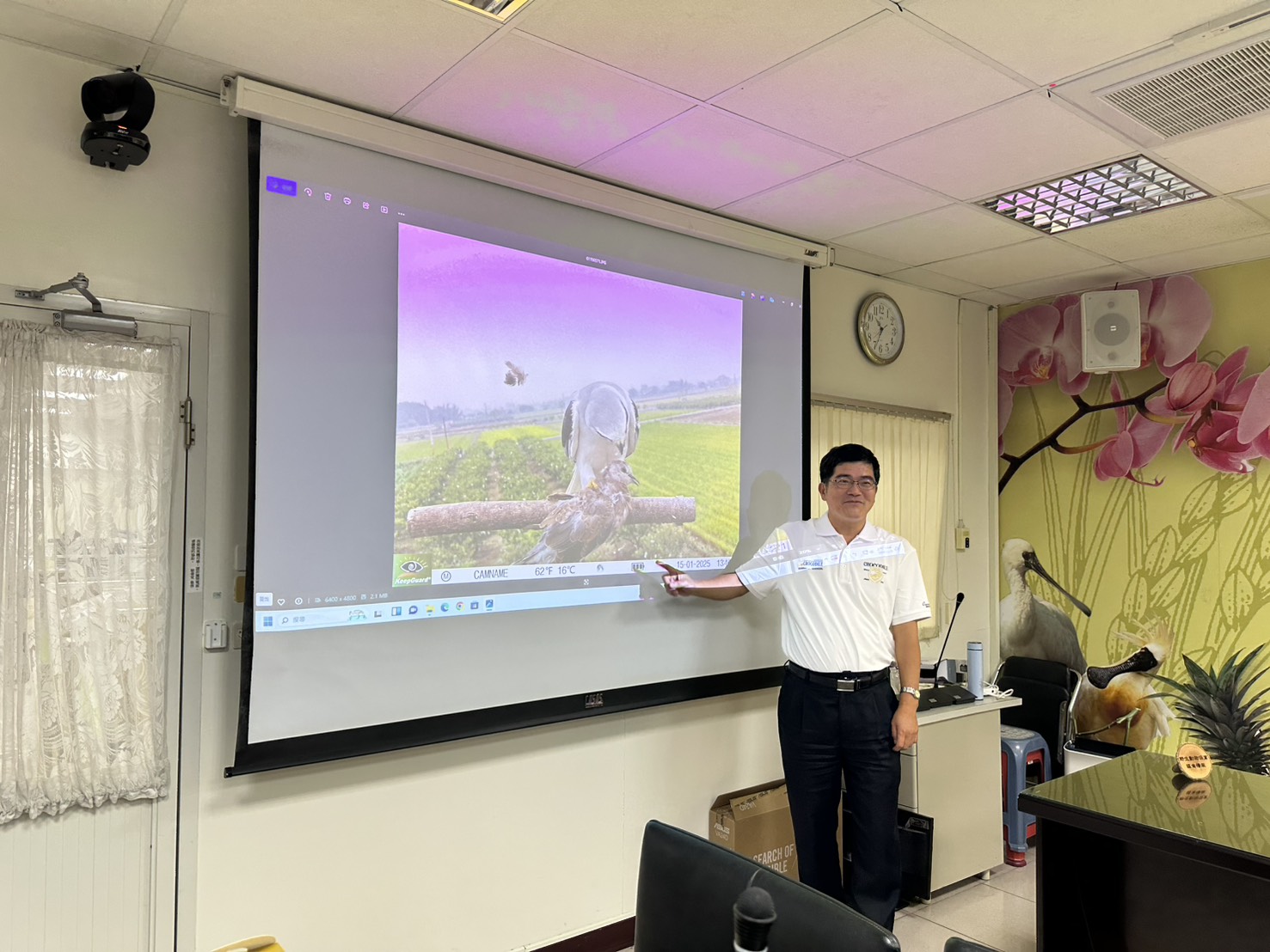 推動猛禽棲架生物防治 打造永續友善農地