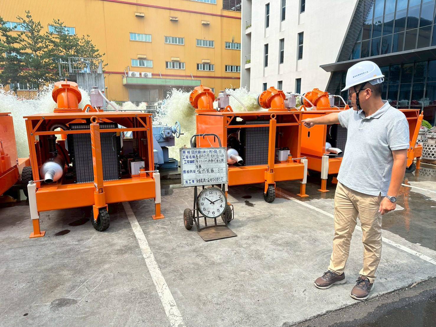 台南市防汛能量升級，60台移動式抽水機全面到位