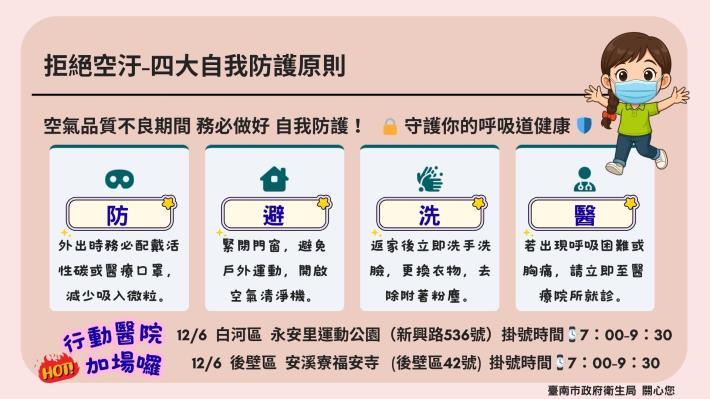 12/6後壁福安寺、白河運動公園同步提供健康檢查服務