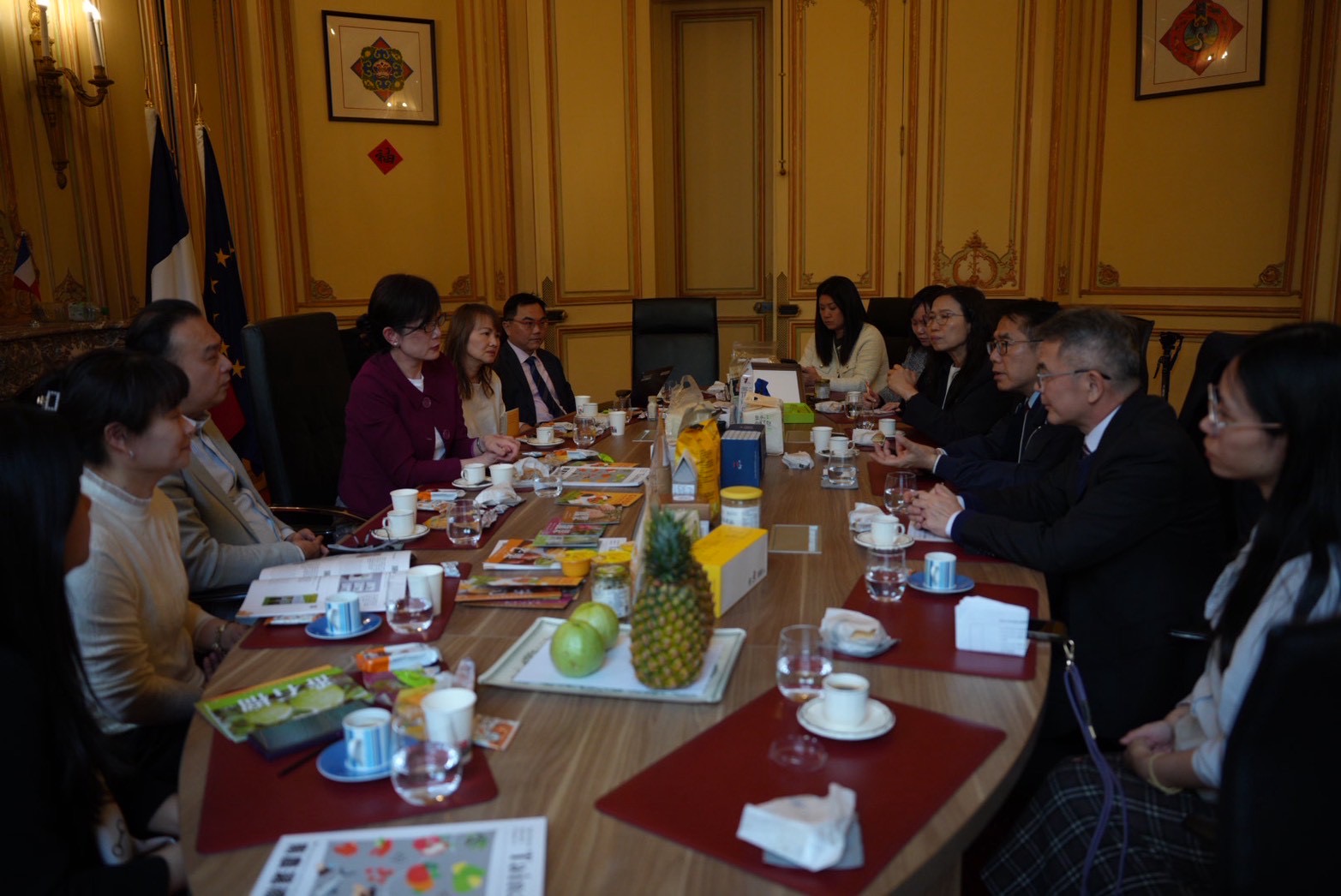 黃偉哲首訪法國拓外銷版圖 展現台南深厚農業實力