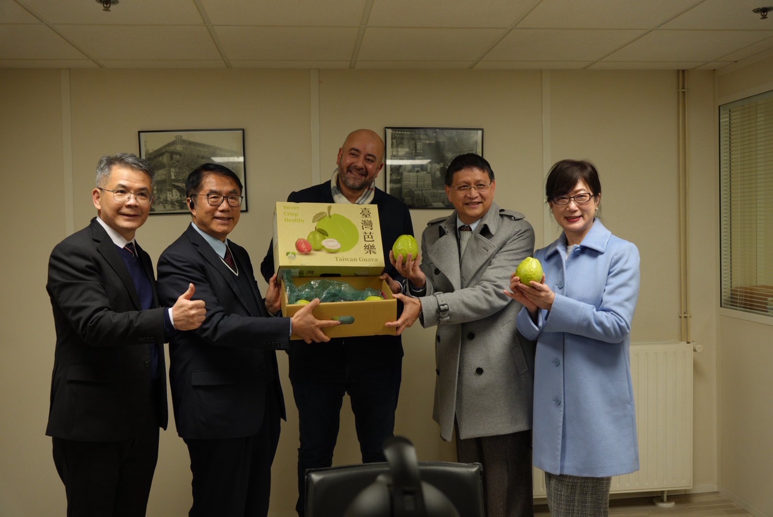 黃偉哲首訪法國拓外銷版圖 展現台南深厚農業實力