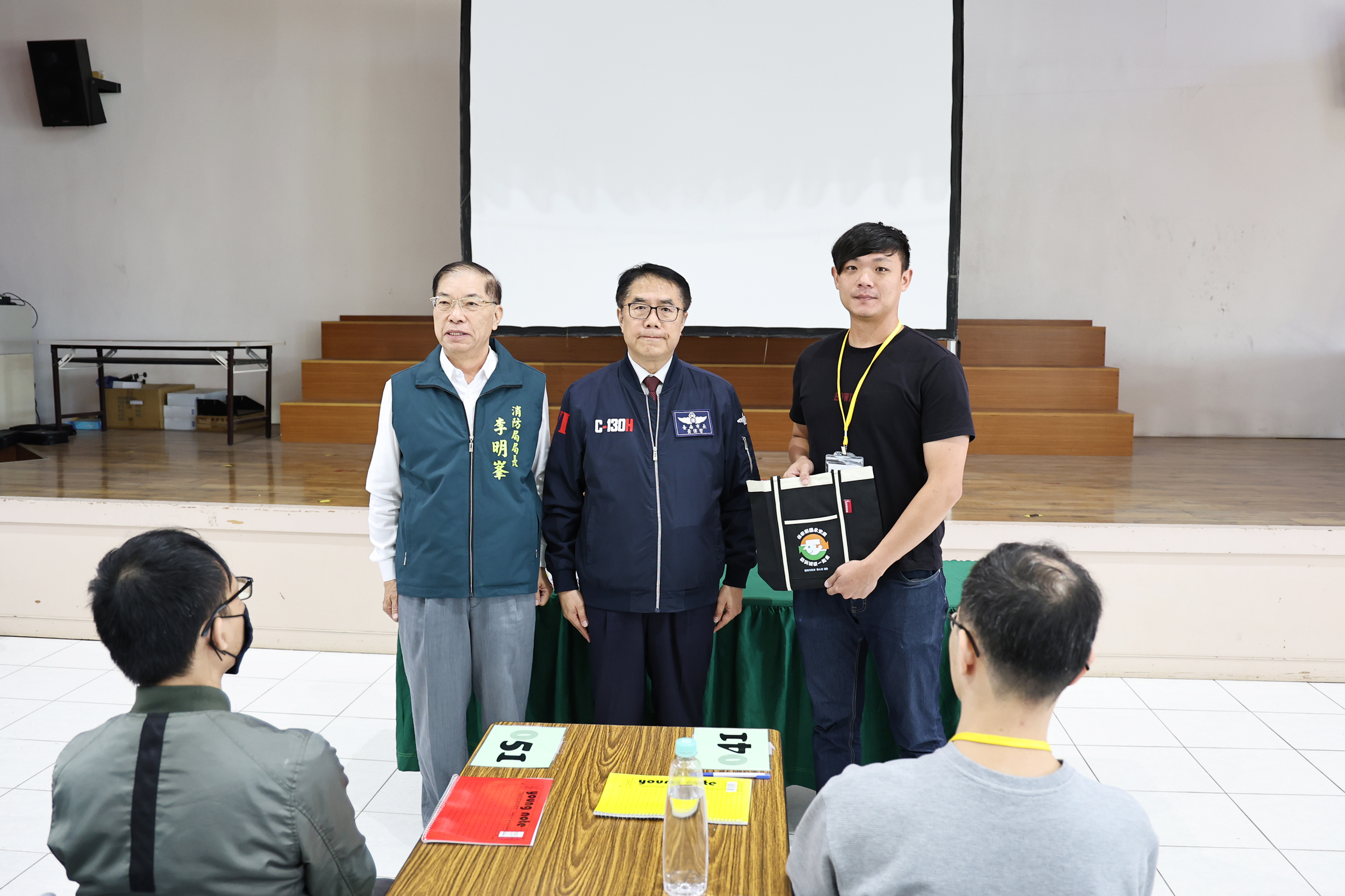 南市替代役備役役男防災救護組召集訓練 黃偉哲期勉提升城市防災韌性