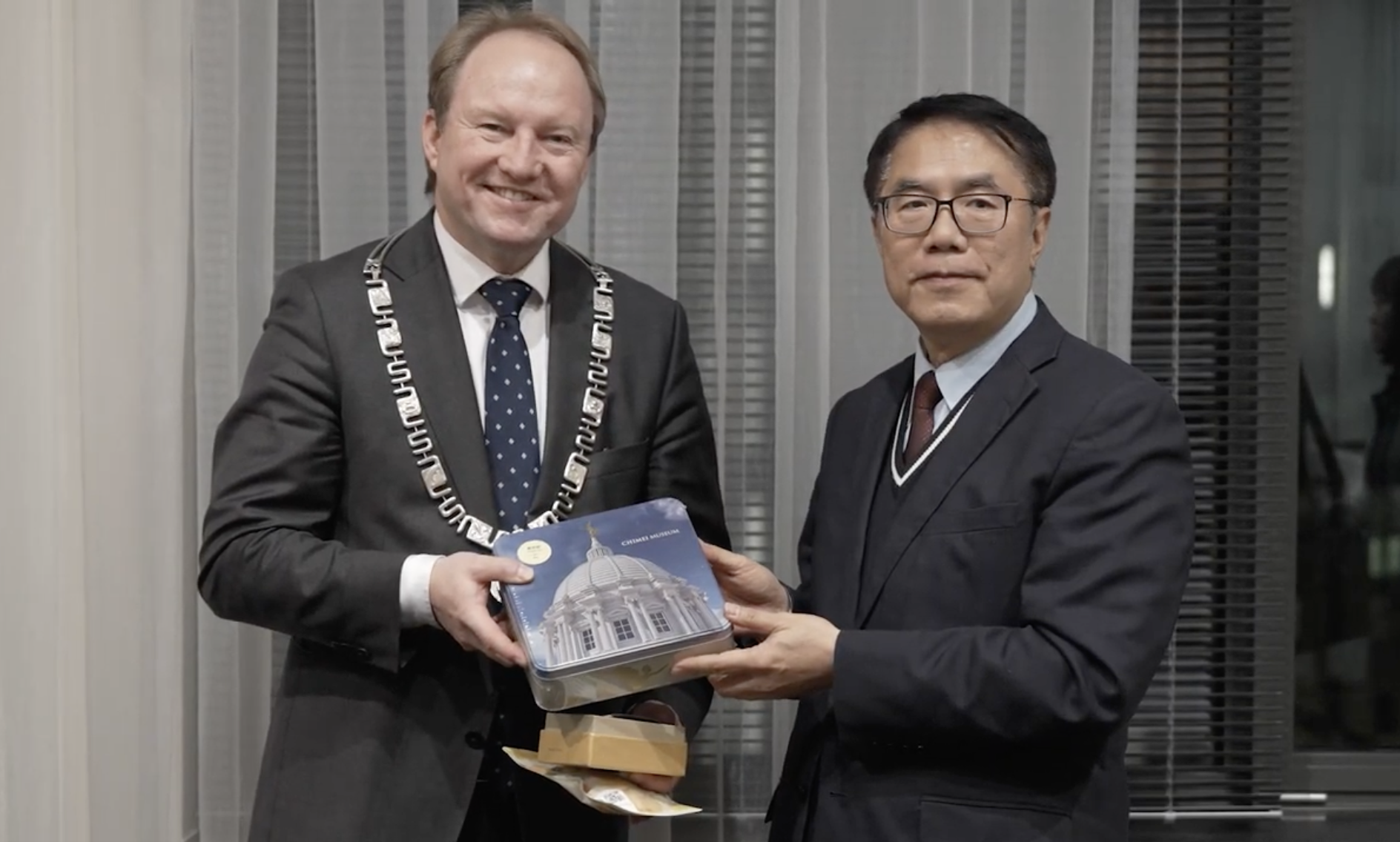 黃偉哲訪荷蘭友誼市阿梅爾市 以歷史情誼開展台荷科技新篇