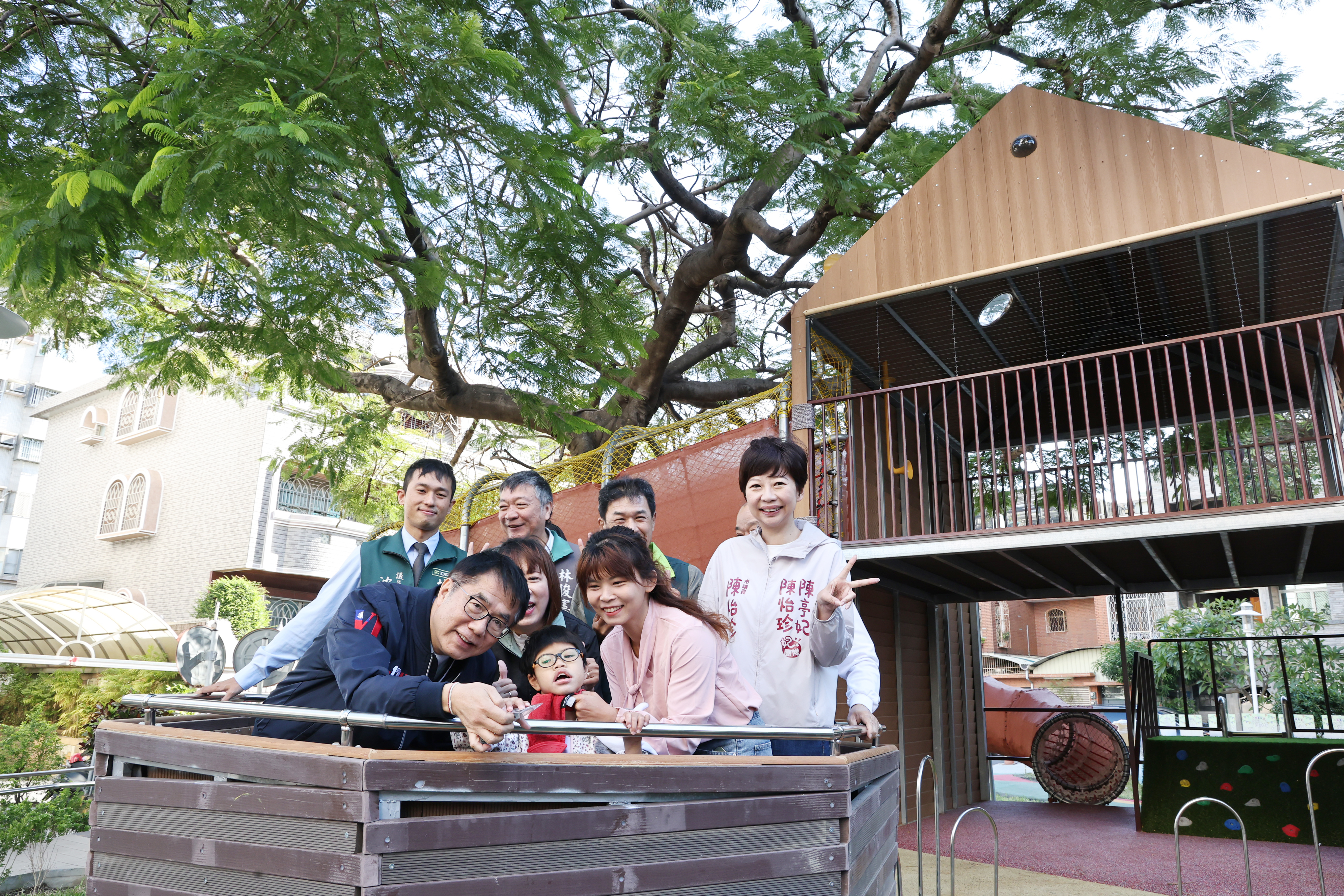 南市北區再添兩座特色遊戲場 黃偉哲：朝向北區就是孩子的遊戲場目標邁進