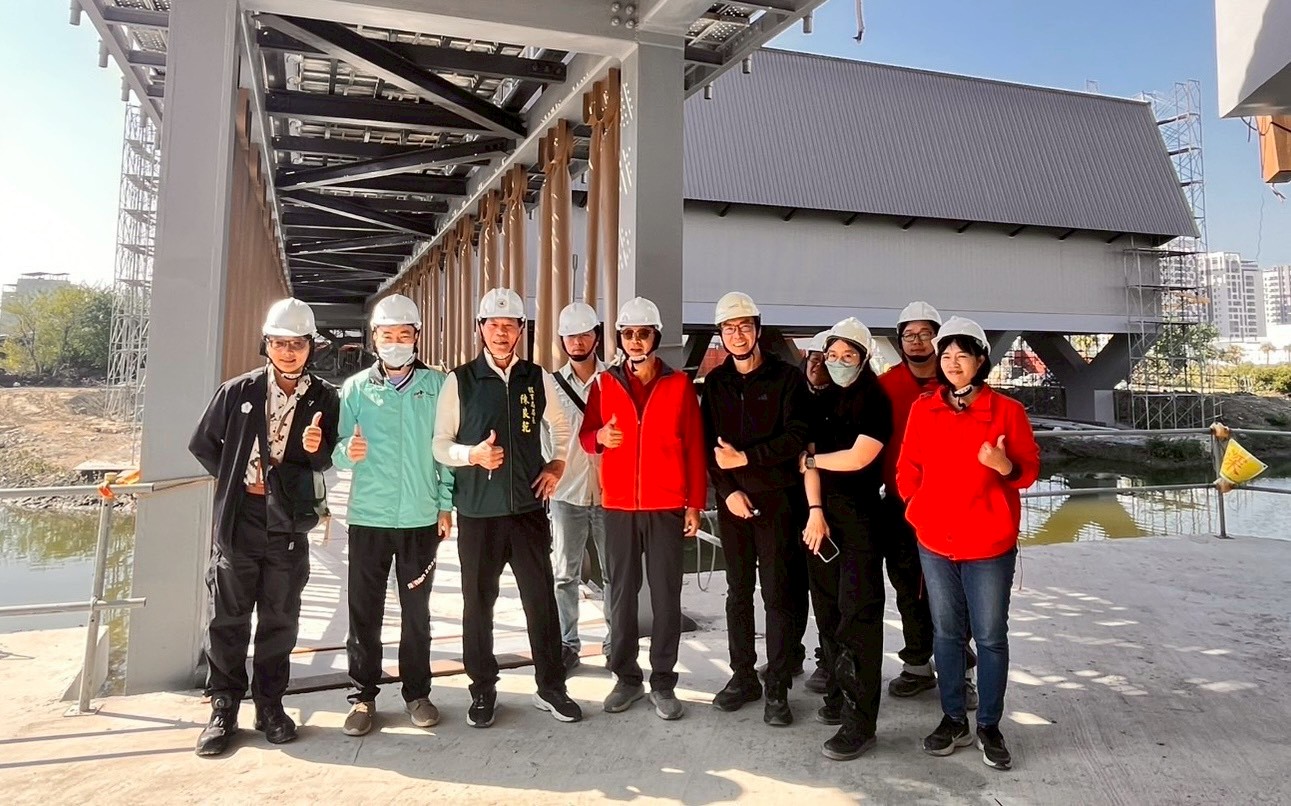 臺南市安南區全民運動館工程進度達85%