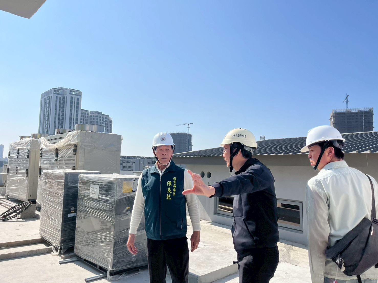 臺南市安南區全民運動館工程進度達85%