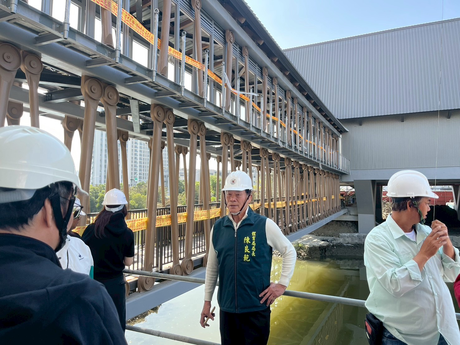 臺南市安南區全民運動館工程進度達85%